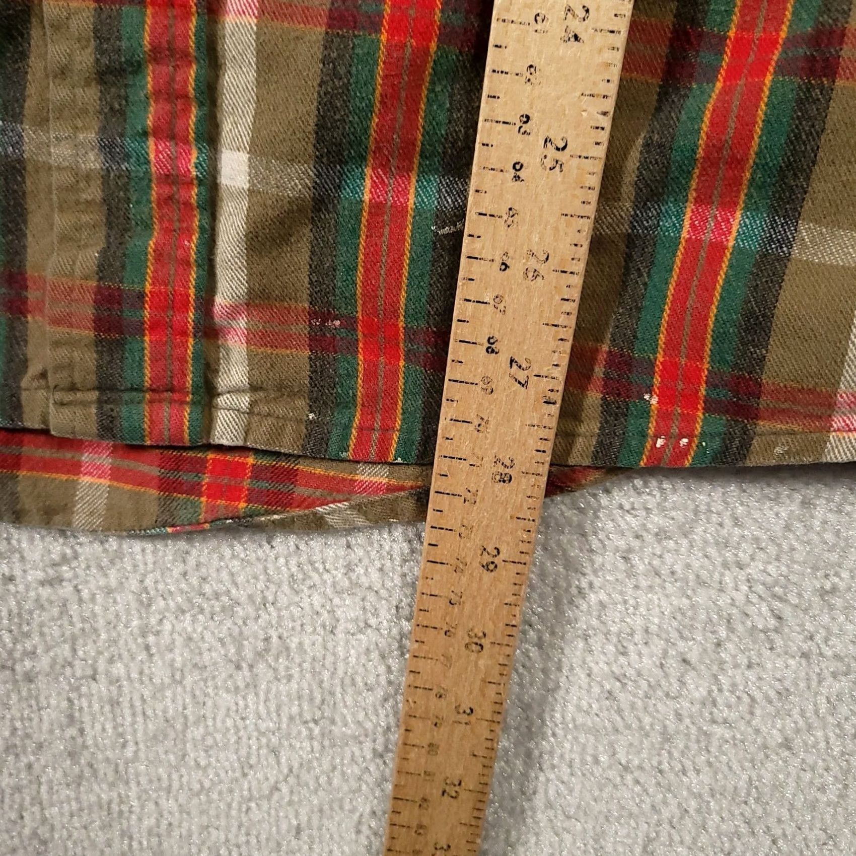 Vintage VINTAGE OshKosh B’Gosh Flannel Shirt Plaid Green Re Mens MT Tall Grunge Size US M / EU 48-50 / 2 - 6 Thumbnail