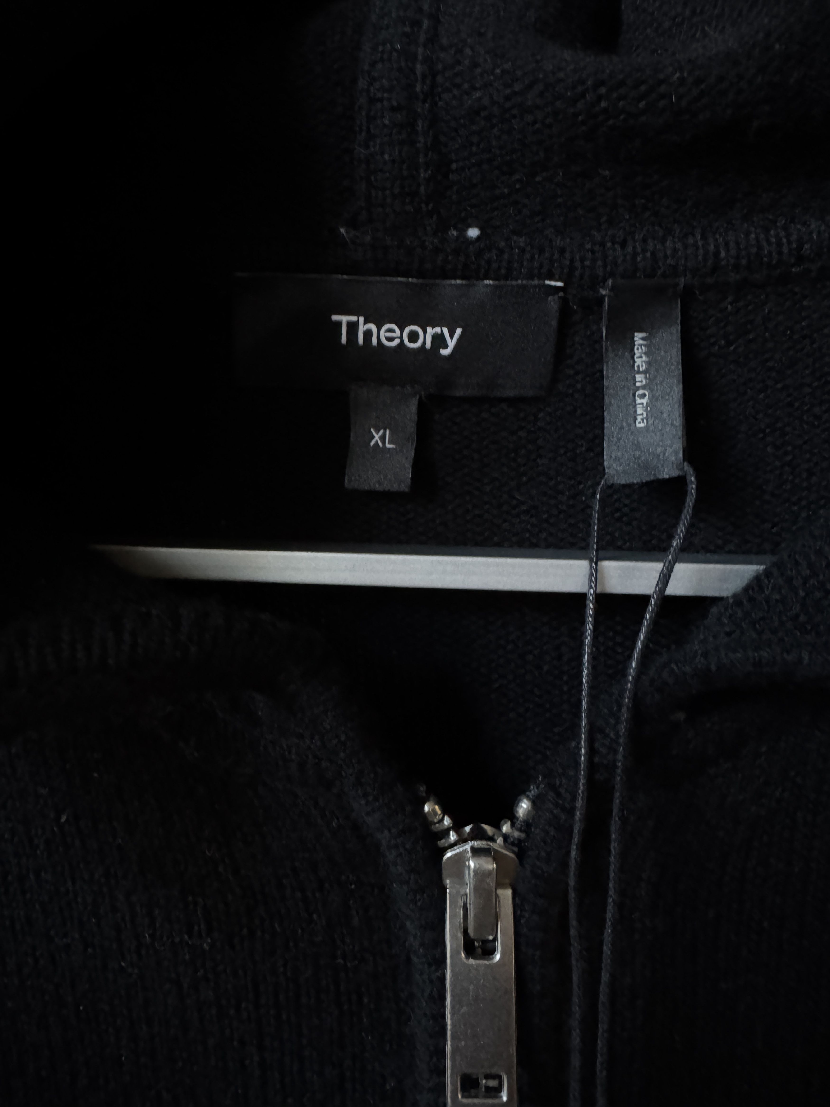 Theory Wool / Cashmere Theory Zip Front Sweater Hoodie Size US XL / EU 56 / 4 - 3 Thumbnail