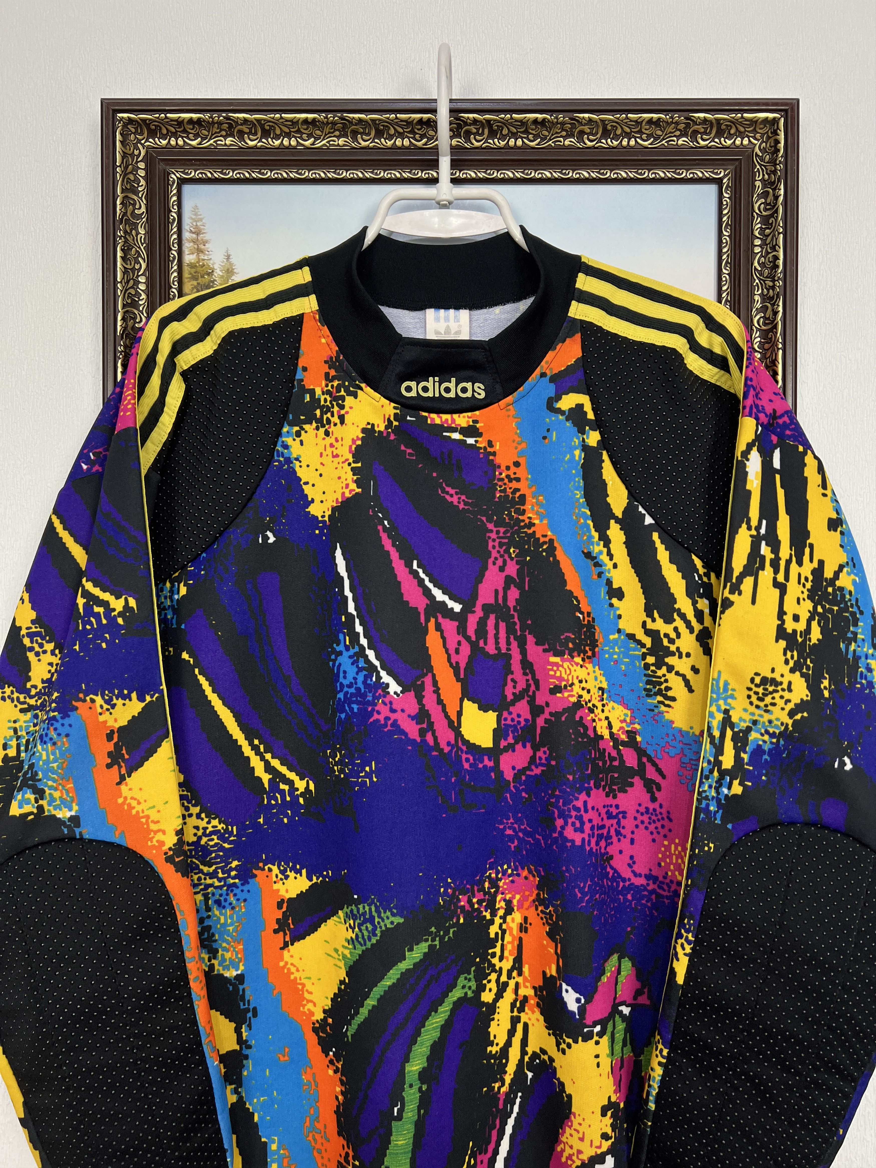 Adidas Vintage Adidas Goalkeeper Template Football Soccer Shirt Size US M / EU 48-50 / 2 - 2 Thumbnail