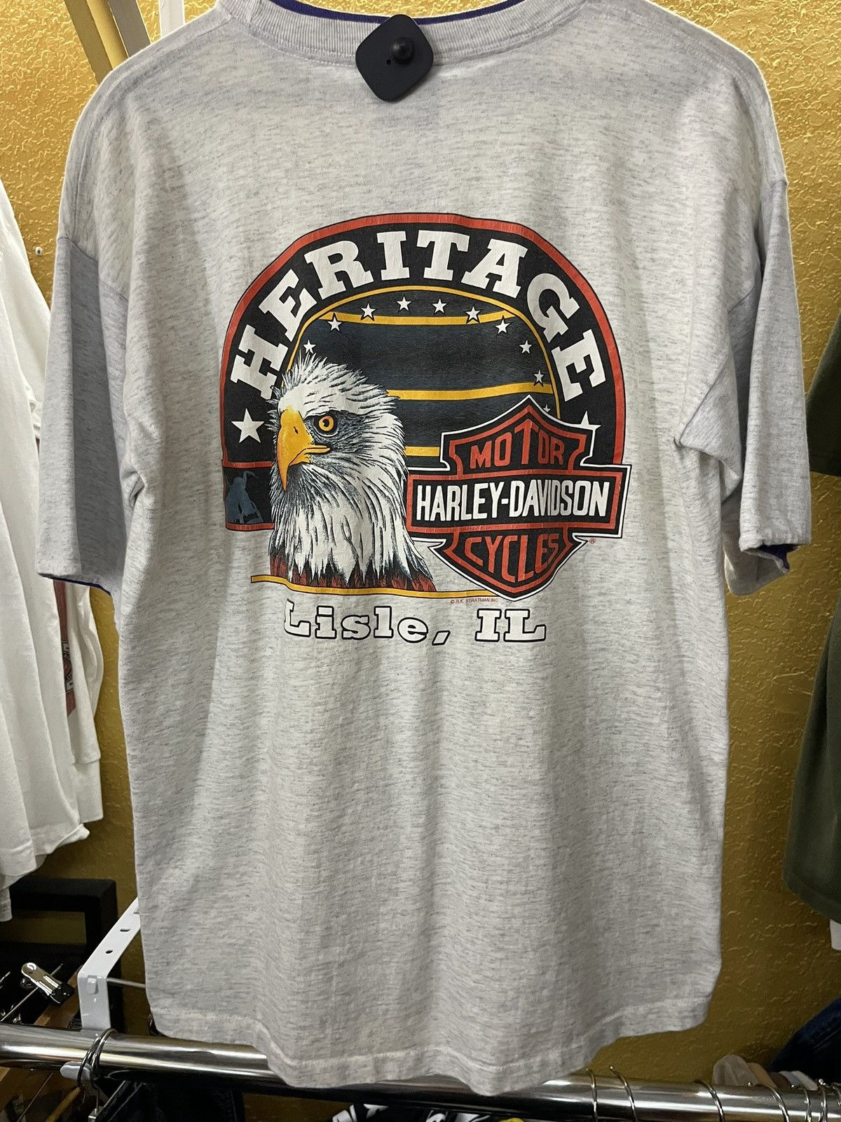 Harley Davidson × Vintage Vintage Harley Davidson Shirt 1991 Heritage Lisle Illinois Size US L / EU 52-54 / 3 - 1 Thumbnail