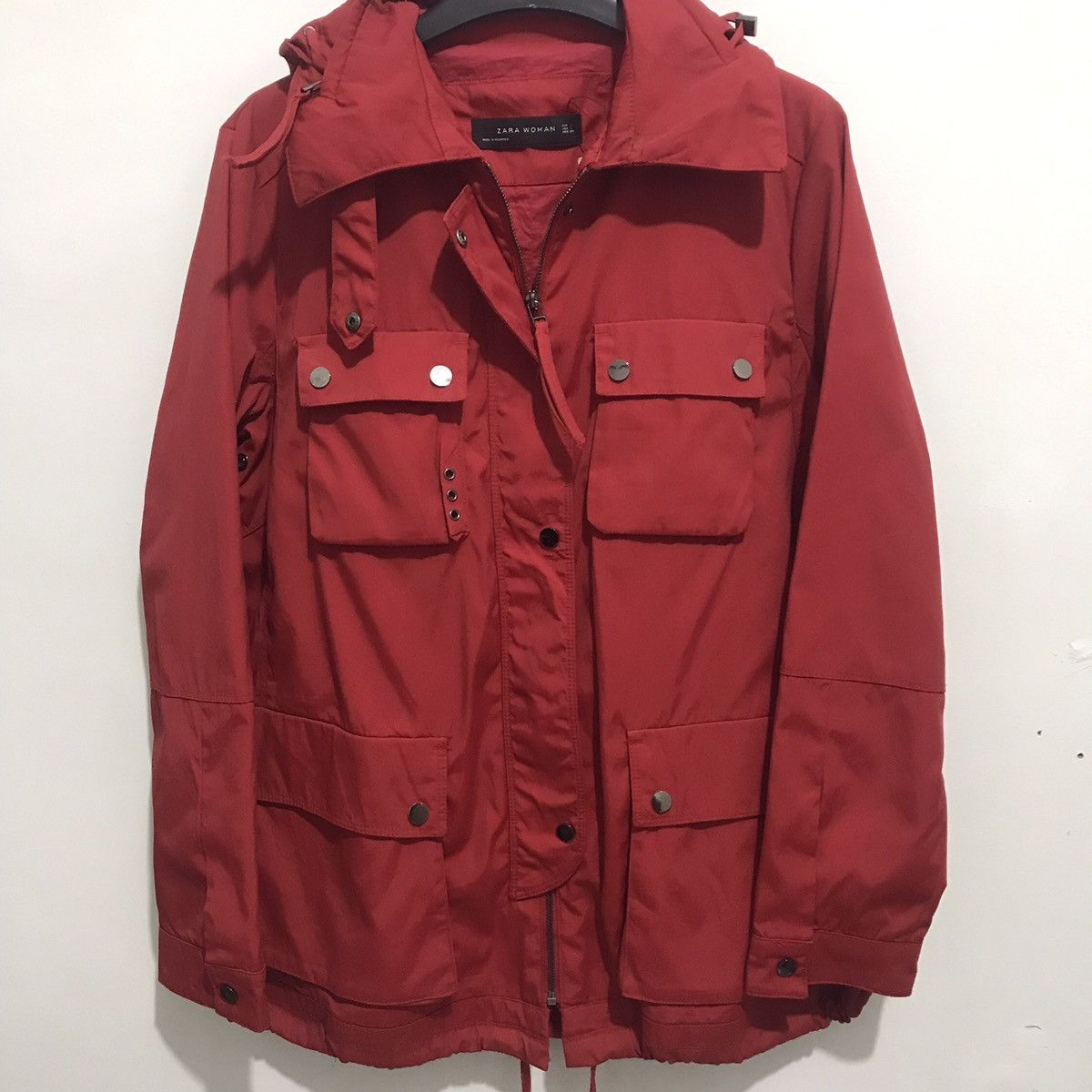 Japanese Brand × Vintage × Zara Jacket vintage parka women zara pocket Size L / US 10 / IT 46 - 1 Thumbnail
