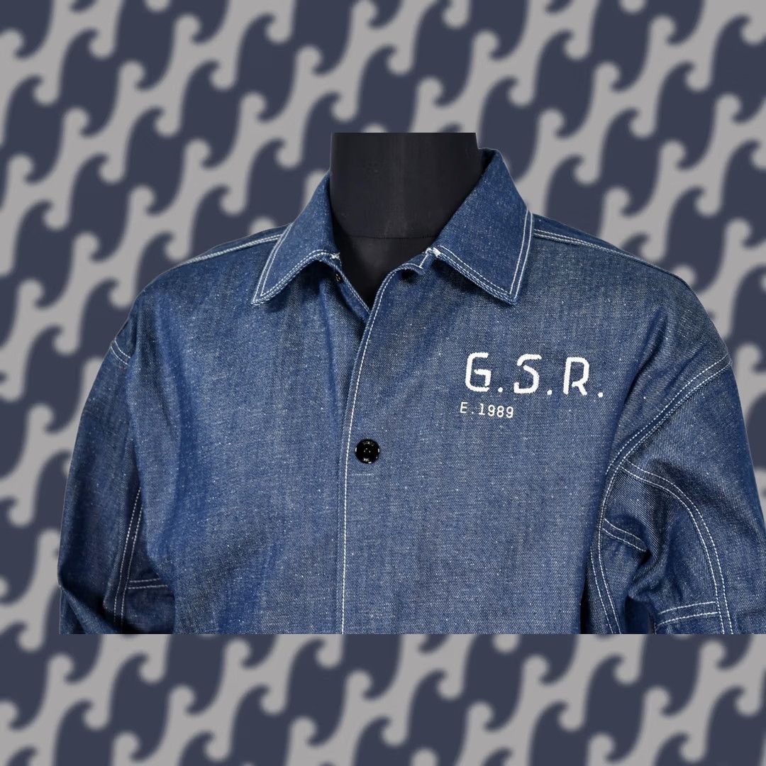 G-Star G-Star RAW E COACH DENIM JKT Melfort Denim Size M Nylon? 100% Cotton? No. Size US M / EU 48-50 / 2 - 1 Thumbnail