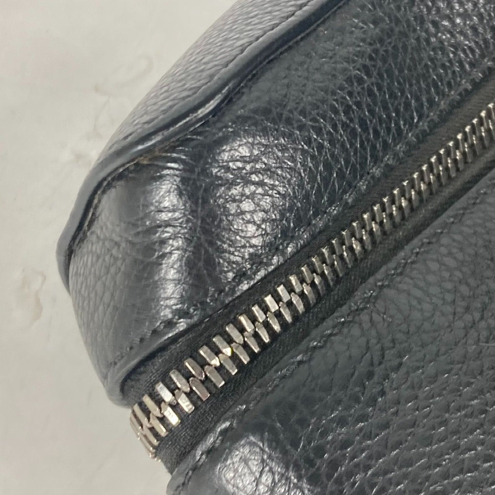 Christian Louboutin Black Leather Kypipouch