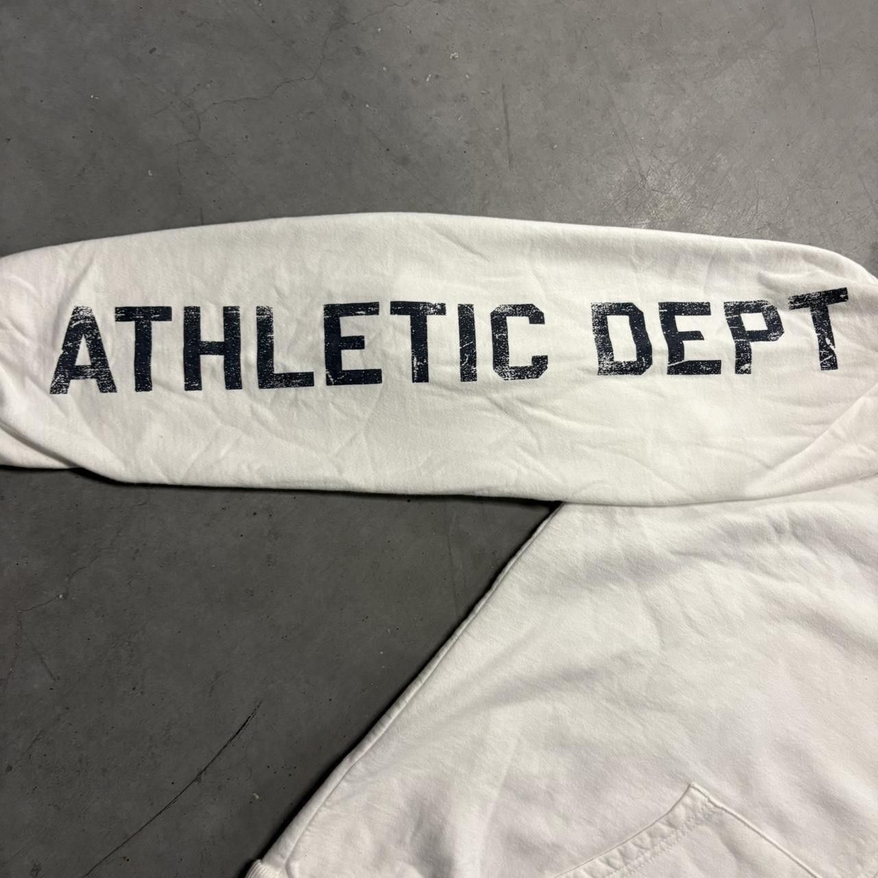 Old Navy × Vintage Vintage Y2K Old Navy Athletic Dept White zip up Hoodie Size US XL / EU 56 / 4 - 3 Thumbnail