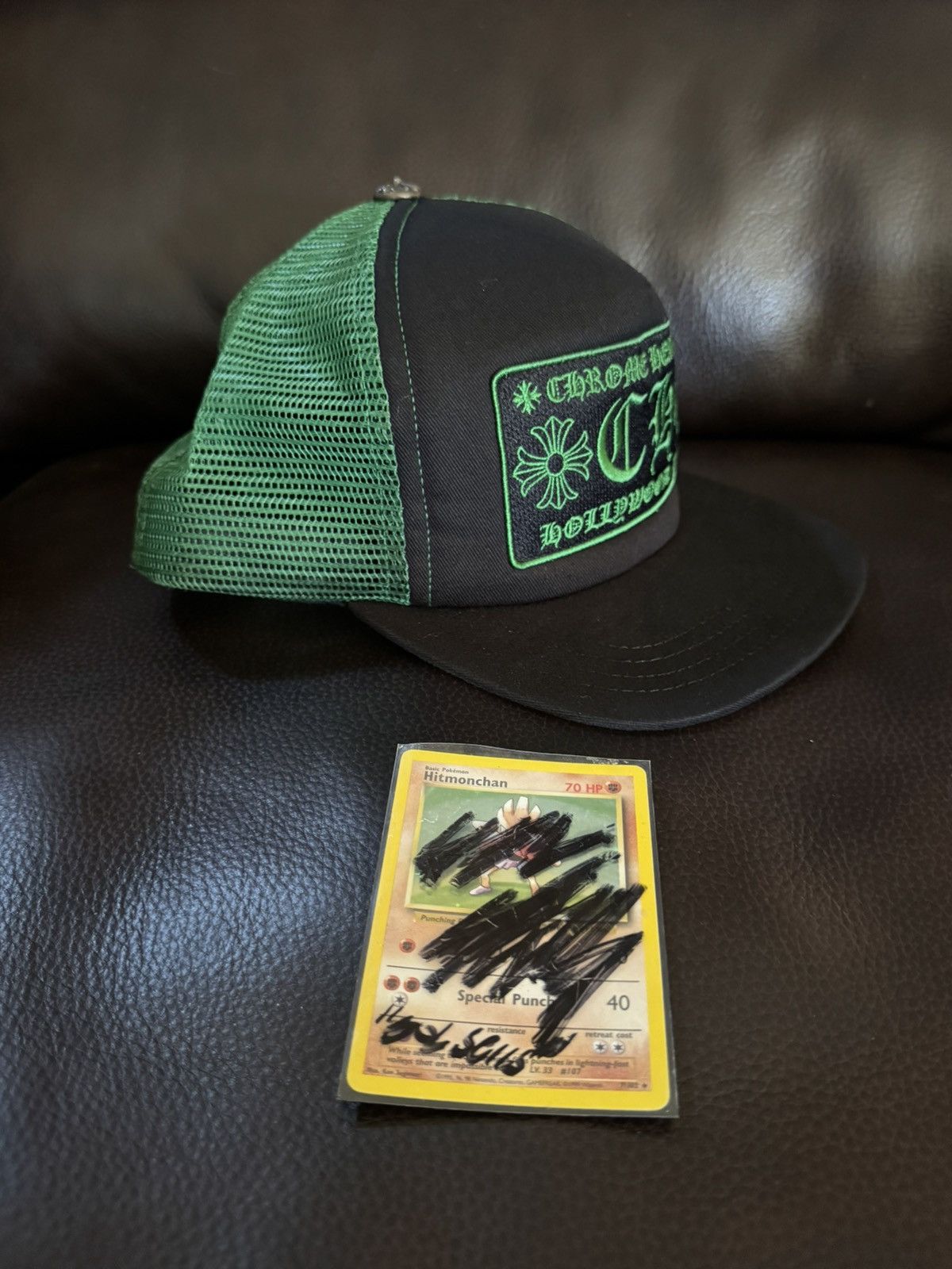 Chrome Hearts Chrome Hearts Green trucker hat Size ONE SIZE - 2 Thumbnail