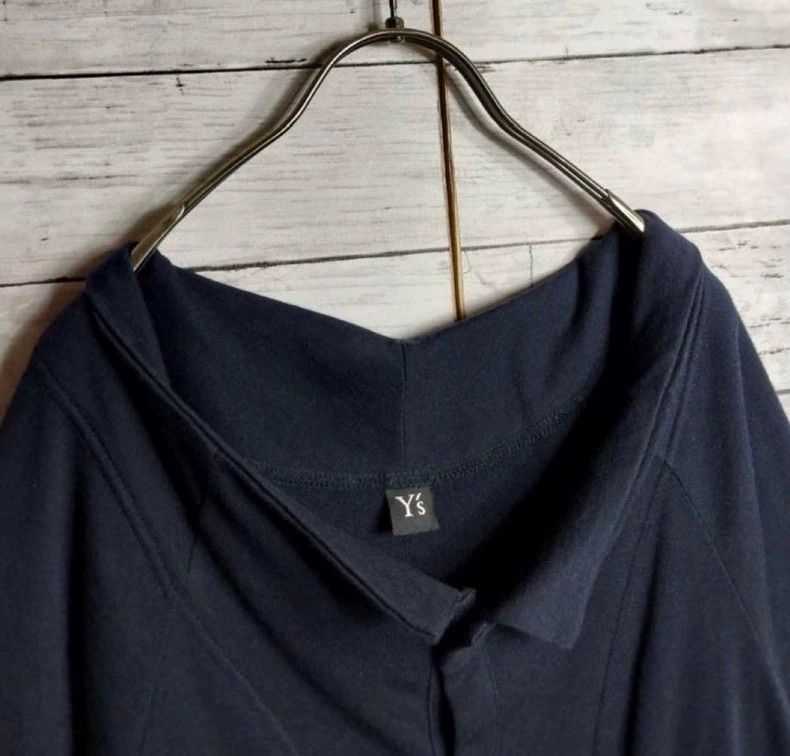 Y's Y's Broad Sweatshirt Fabric Top Cotton Seven-Point Sleeves Size US M / EU 48-50 / 2 - 3 Thumbnail
