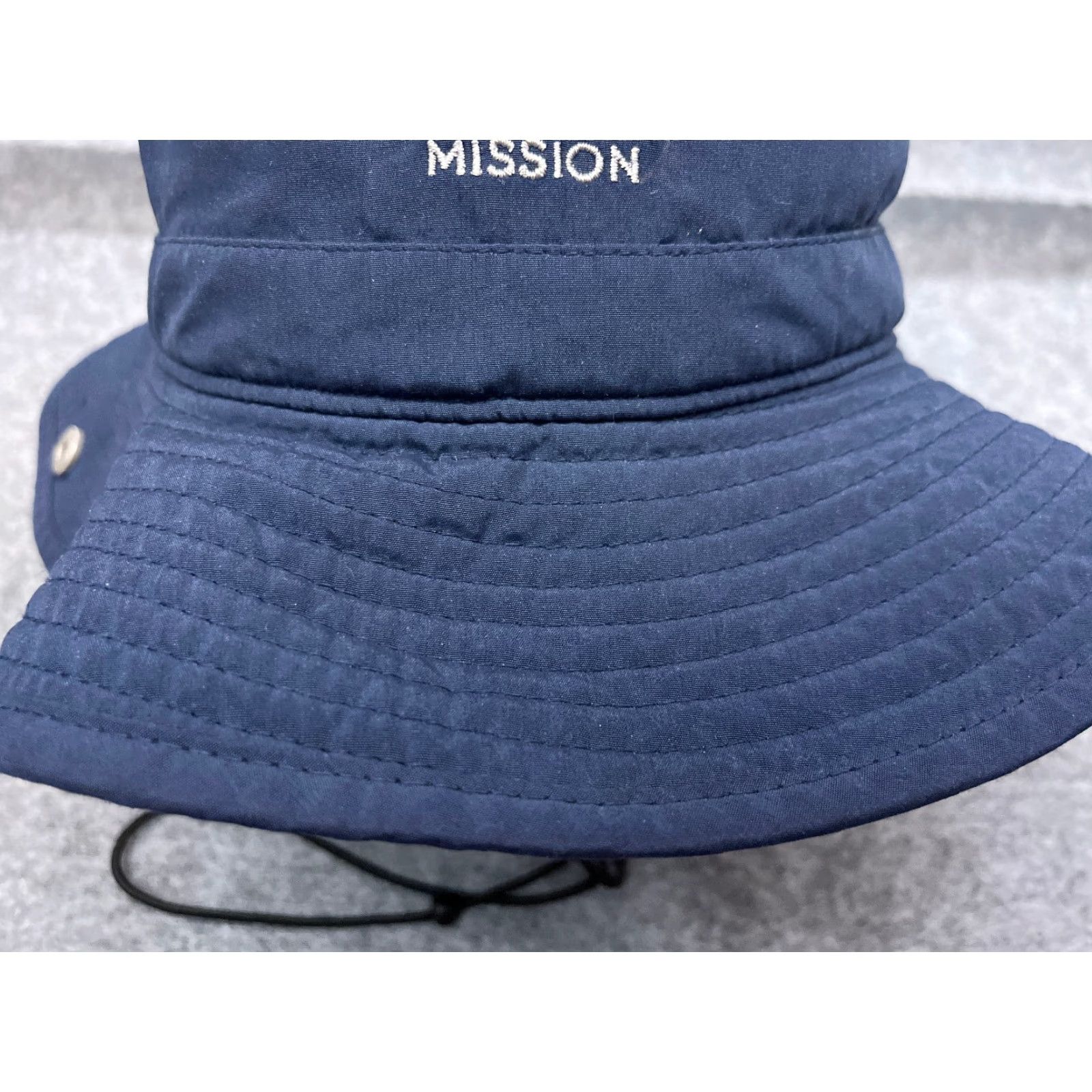 Commission Mission Sun Bucket Hat Adult One Size Blue Polyester Spandex Fish Hike Outdoors Size ONE SIZE - 3 Thumbnail