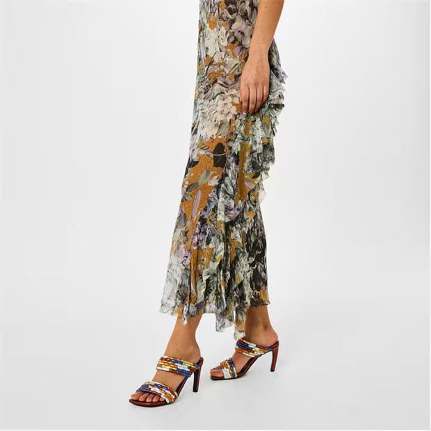 Dries Van Noten o1g2r1mq1024 Leather Woven Mules in Multicolor Size US 9 / IT 39 - 5 Thumbnail