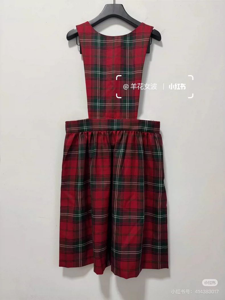 Comme des Garcons Comme Des Garcons Vintage college classic wool plaid dress Size S / US 4 / IT 40 - 2 Thumbnail