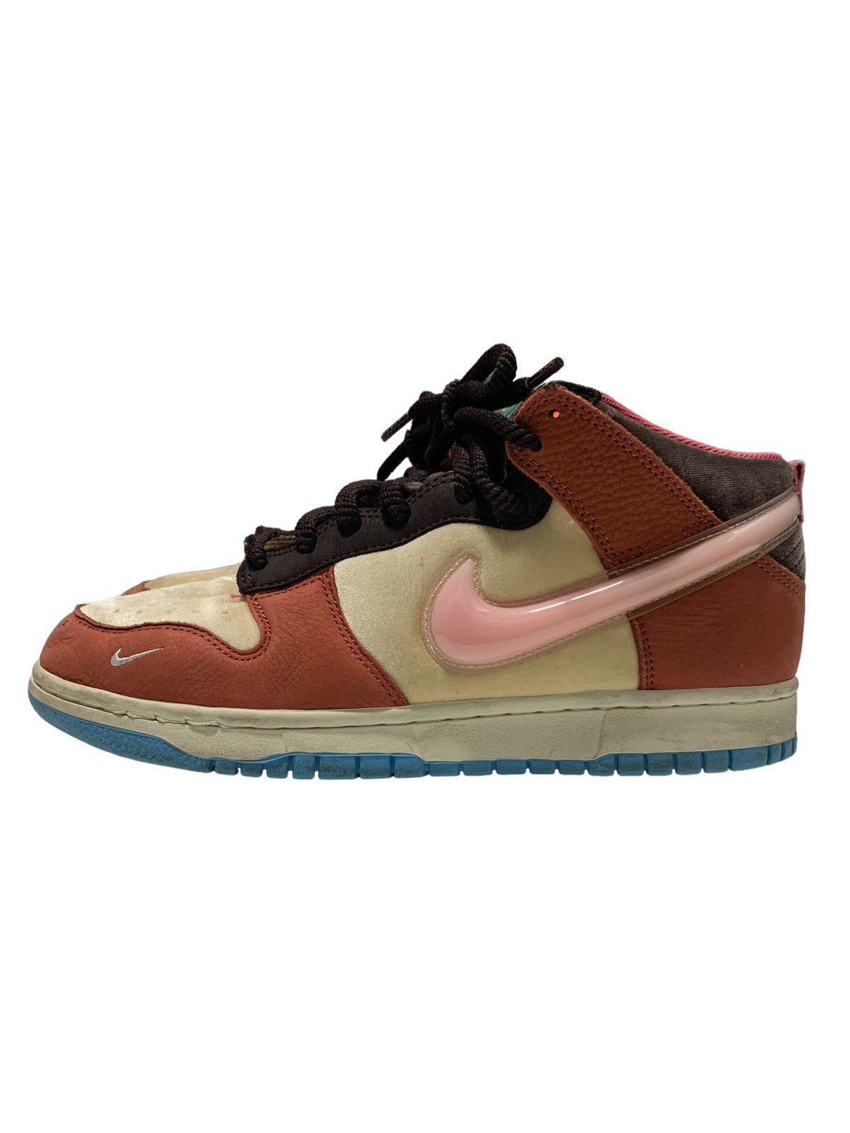 image of Nike x Social Status Dunk Mid 'chocolate Milk' Shoes in Brown, Men's (Size 8)