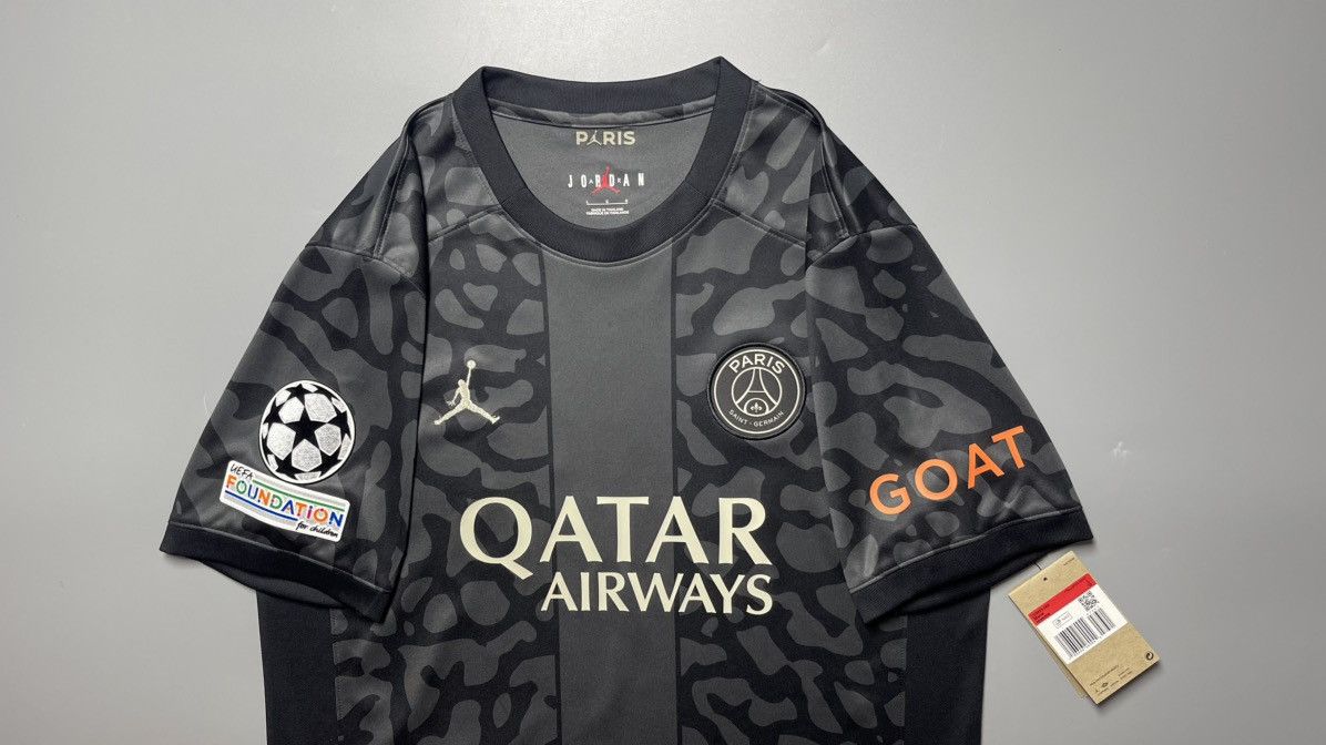 Nike PSG NIKE 2023/2024 FOOTBALL SOCCER THIRD JERSEY #10 DEMBELE Size US L / EU 52-54 / 3 - 3 Thumbnail