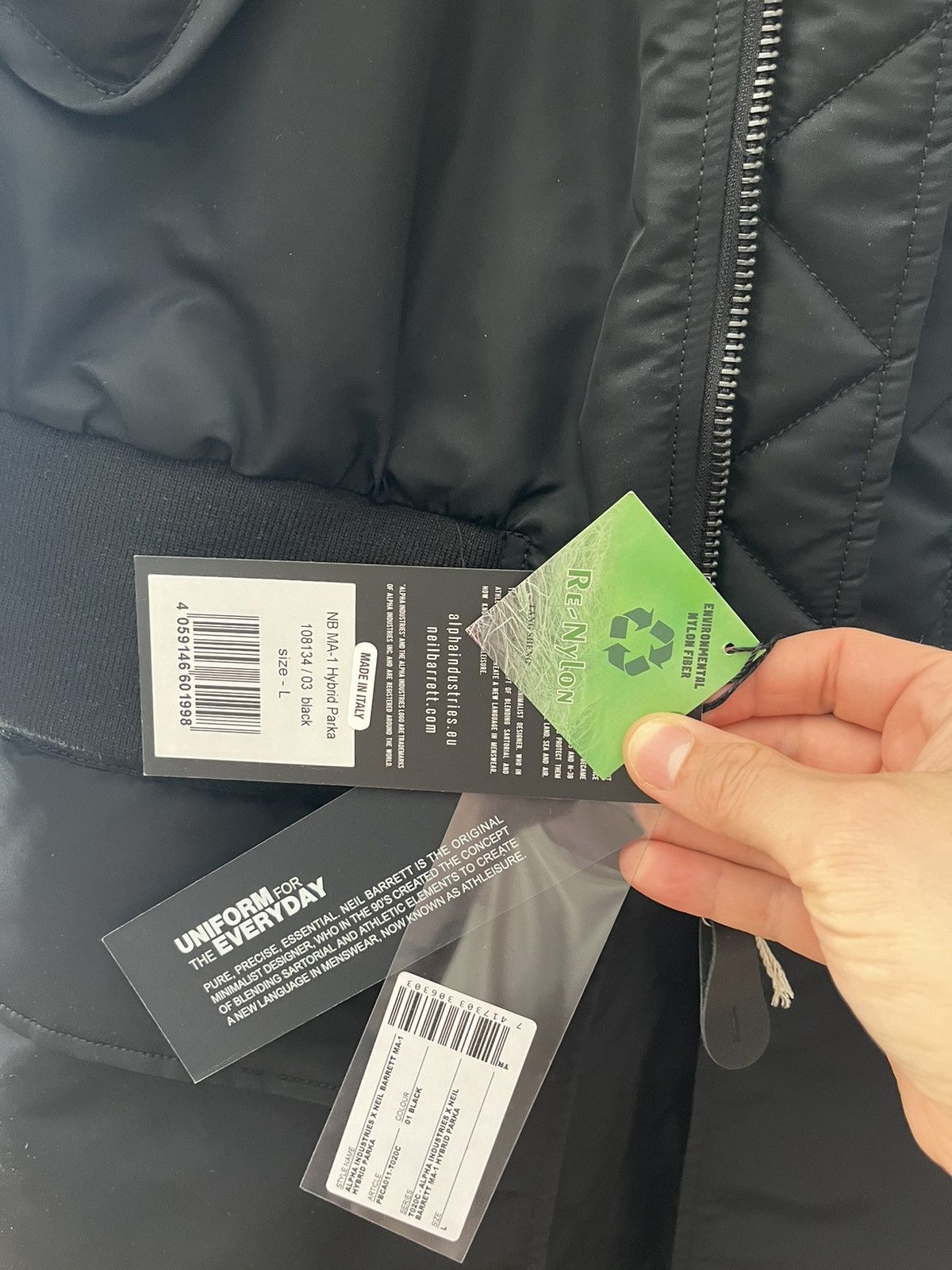Neil Barrett Alpha Industries x Neil Barrett Bomber Parka Size US L / EU 52-54 / 3 - 13 Thumbnail