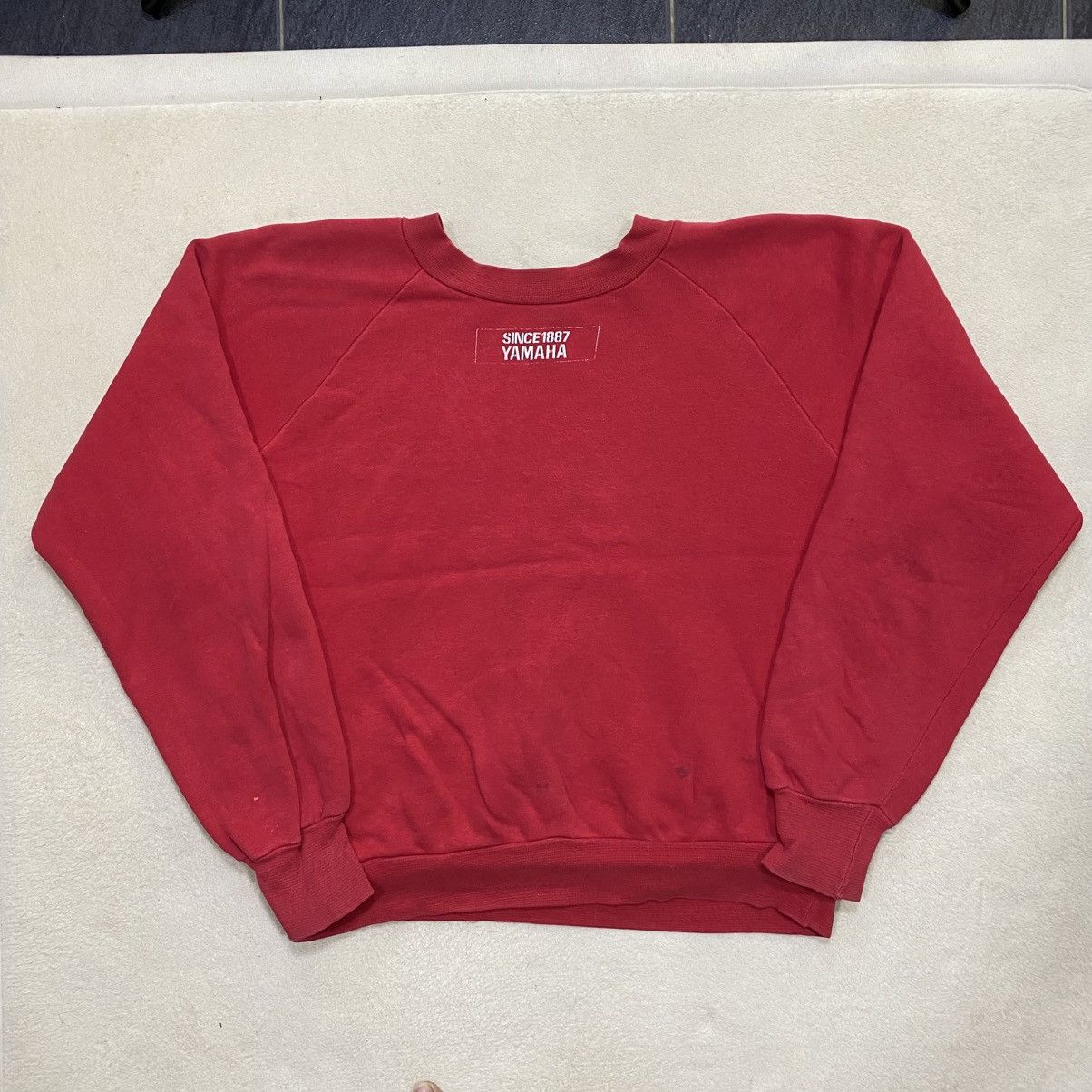 Japanese Brand × Vintage × Yamaha Vintage 1980 YAMAHA Cropped Sweatshirt Size US M / EU 48-50 / 2 - 3 Thumbnail