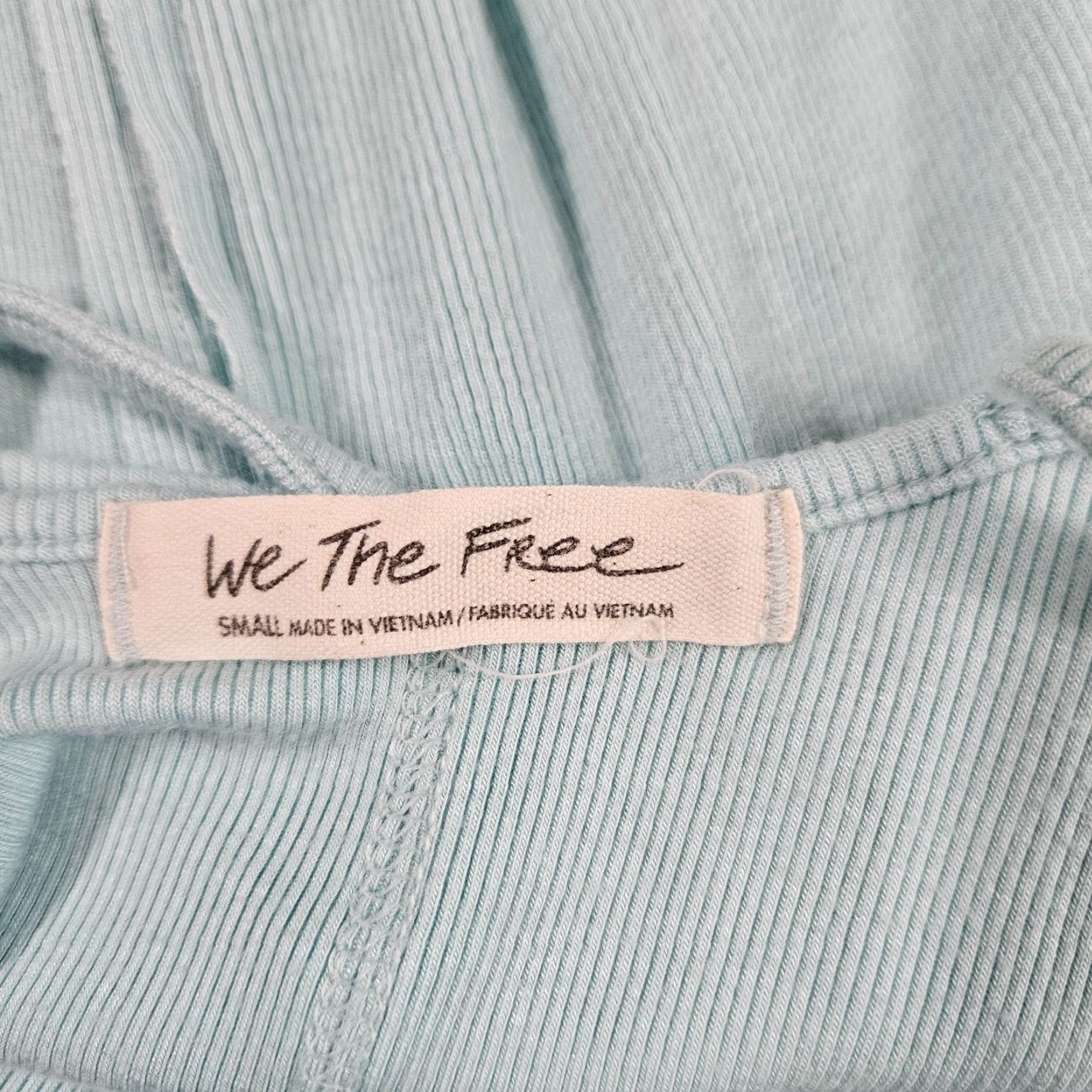 Vintage We The Free Womens Tank Top Sz S Blue Viscose Rock Your World Strappy Sleeveless Shirt Tank Size S / US 4 / IT 40 - 6 Thumbnail
