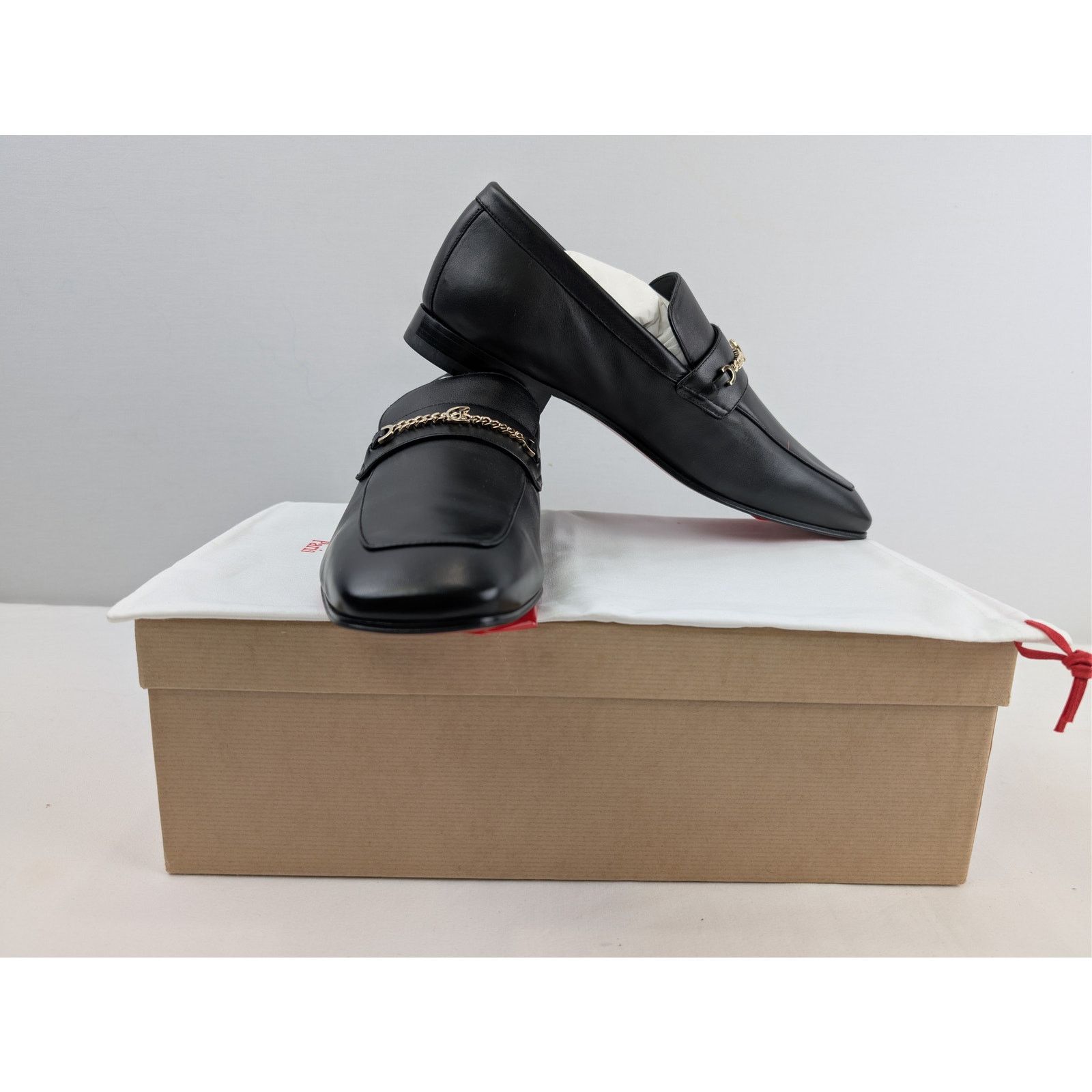 Christian Louboutin o1rshd1 MJ Moc Uomo Flat Shoe Boots in Black Size US 11 / EU 44 - 19 Thumbnail