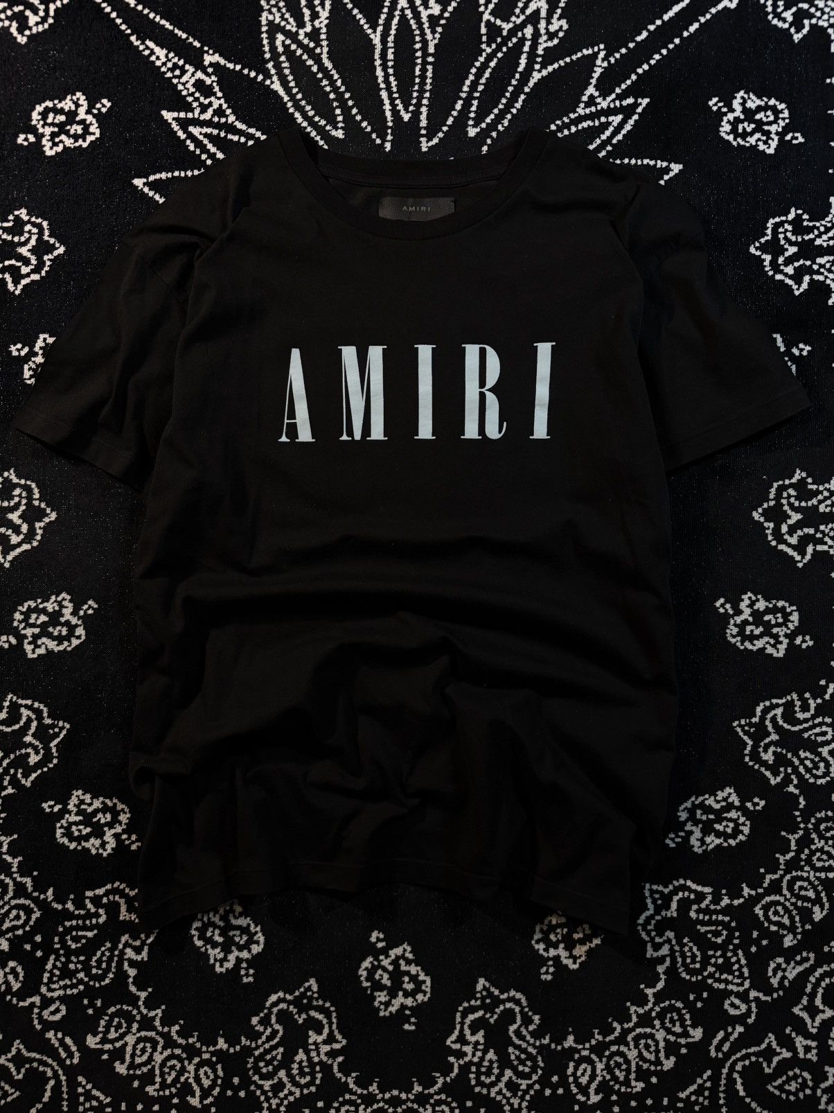 Amiri AMIRI BLACK CORE LOGO TEE Size US L / EU 52-54 / 3 - 2 Thumbnail