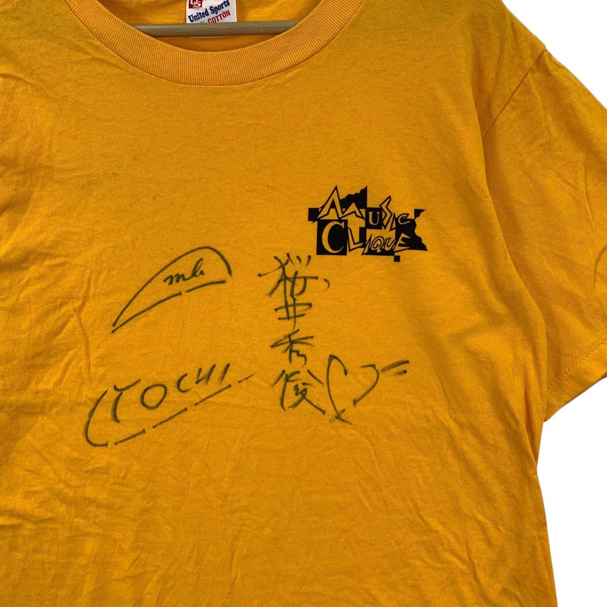 Vintage Vintage 1993 FISHMANS TVK MUSIC CLIQUE Psychedelic Tee Size US M / EU 48-50 / 2 - 4 Thumbnail