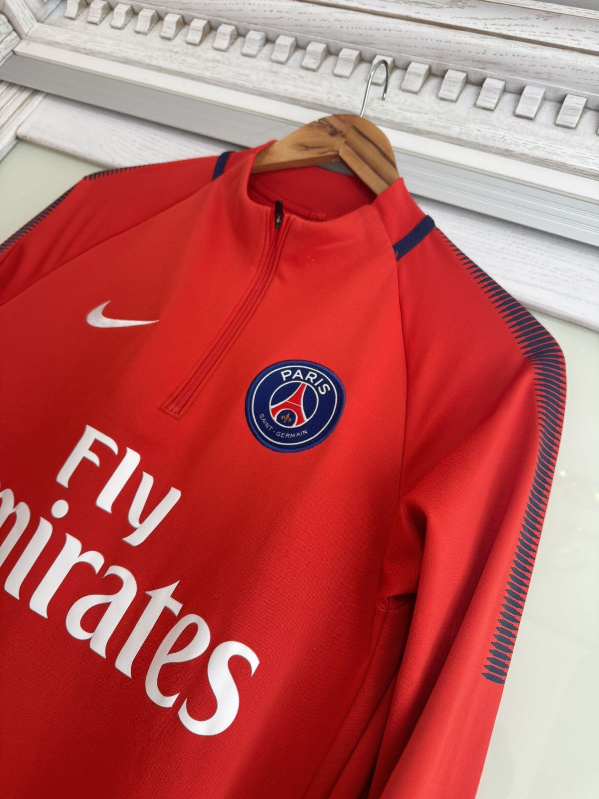 PSG 2017-2018 Soccer Training Long Sleeve Jersey Kit Shirt
