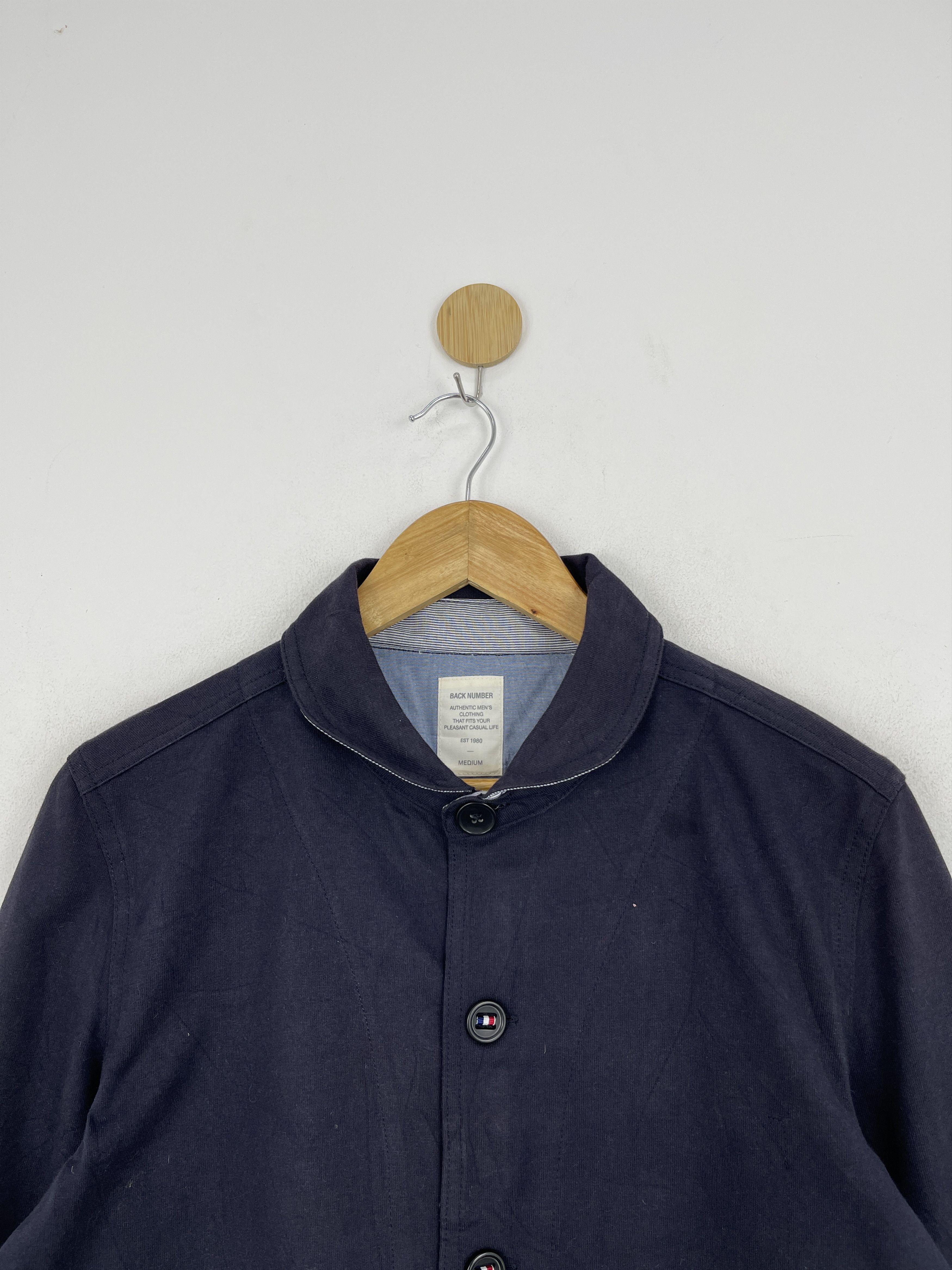 Japanese Brand Vintage Back Number Casual Button Up Light Jacket JA0075 Size US M / EU 48-50 / 2 - 3 Thumbnail