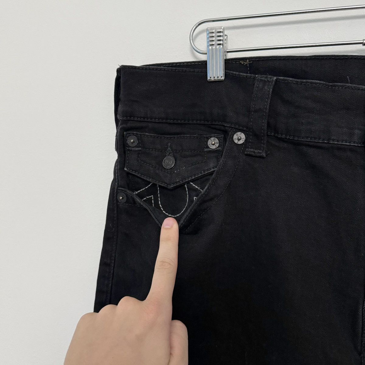 True Religion Vtg True Religion Rocco Flap Pocket Jeans Y2K Chief Keef Size US 38 / EU 54 - 7 Thumbnail