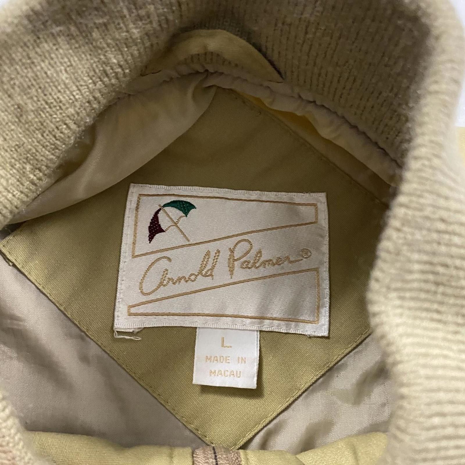 Vintage Vintage Tan Arnold Palmer Bomber Jacket Size US L / EU 52-54 / 3 - 3 Thumbnail