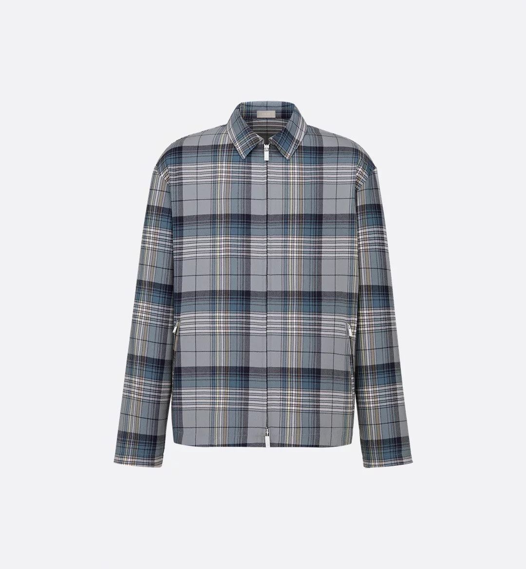 Dior Dior Checked Zip-Up Shirt tag size 52 Men - USA Duties Paid Size US L / EU 52-54 / 3 - 1 Thumbnail