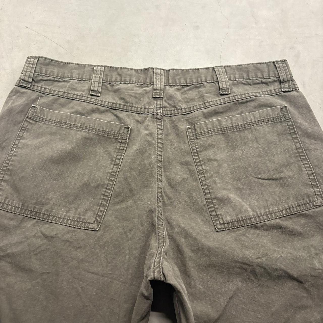 Vintage Crazy Vintage Y2K/2000 Super Baggy Wideleg Dark Grey Grunge Streetwear Cargo pants! Size US 38 / EU 54 - 5 Thumbnail