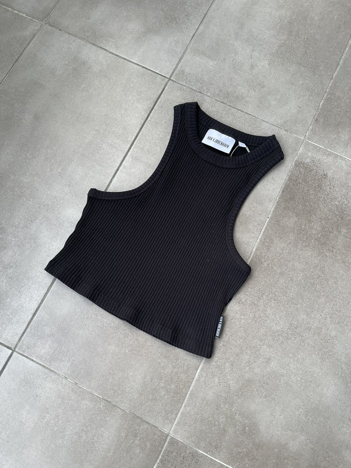 Han Kjobenhavn !DS! SS23 Han Kjobenhavn Cropped Racer Black Top Size US L / EU 52-54 / 3 - 7 Thumbnail