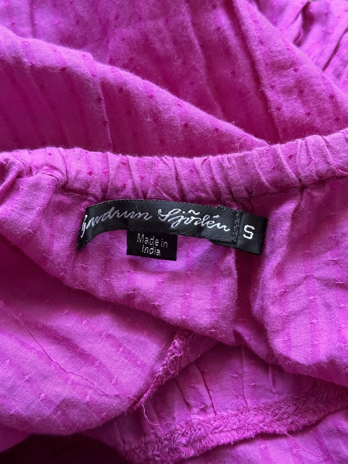 Designer Gudrun Sjoden avant garde pink maxi skirt Size 26" / US 2 / IT 38 - 5 Thumbnail