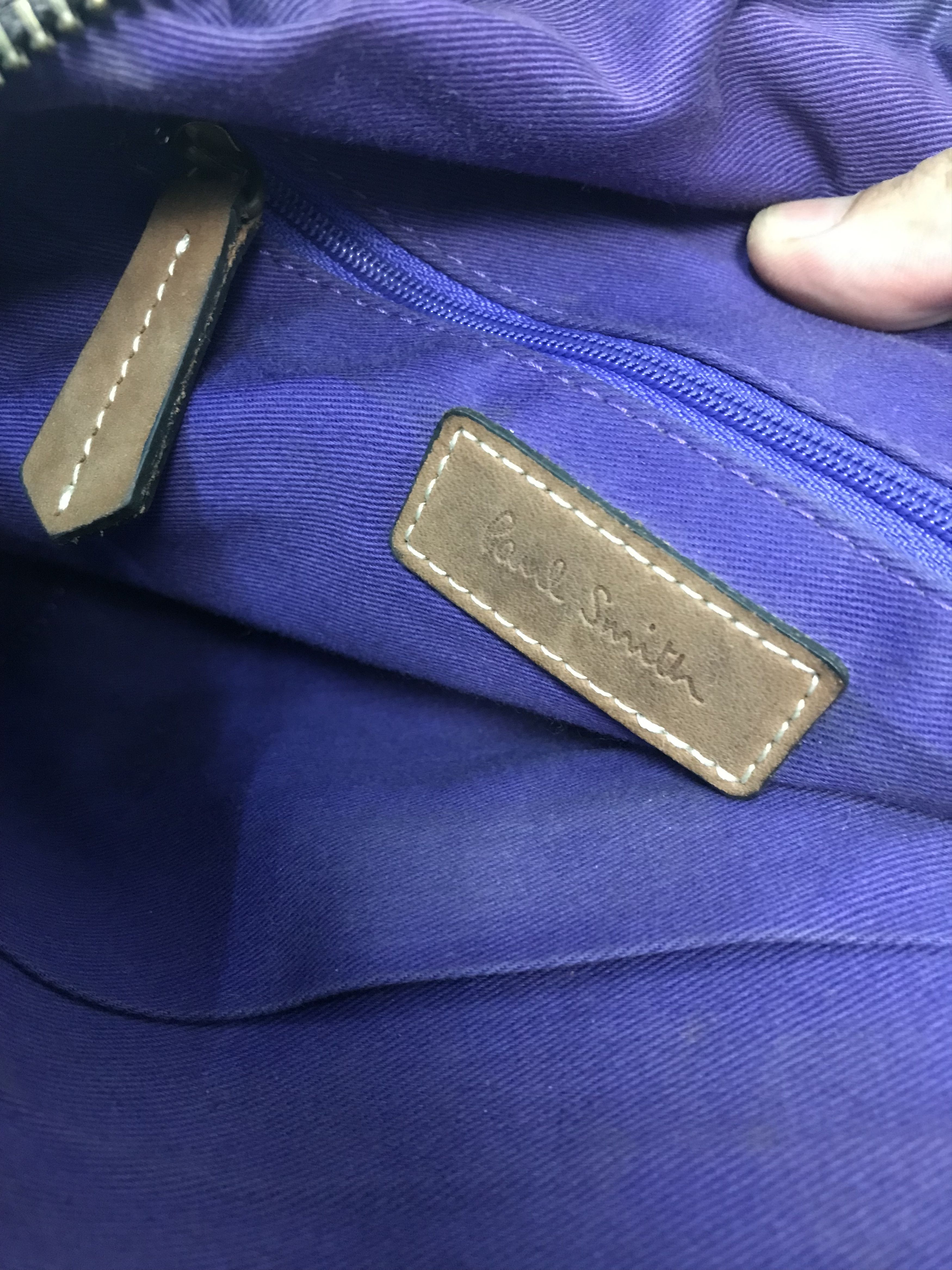 Paul Smith × Vintage Rare Paul Smith Mini Cooper Canvas Travel Sling Bag Size ONE SIZE - 9 Thumbnail