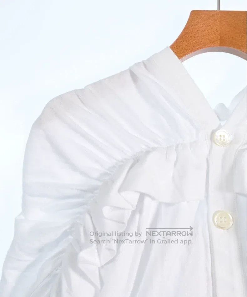Comme des Garcons Comme Des Garcons White T-Shirt Size S / US 4 / IT 40 - 4 Thumbnail