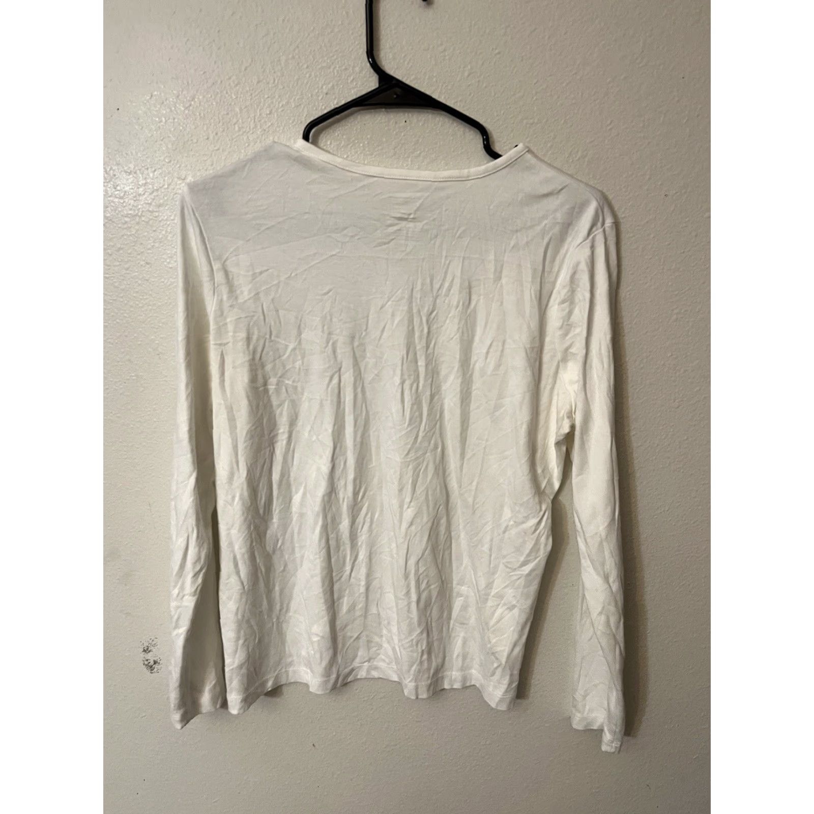 Vintage L.L. Bean Shirt Womens XS Long Sleeve Crew Neck 100% Cotton Blue Pima Top Tee I 207240 Size XS / US 0-2 / IT 36-38 - 3 Thumbnail