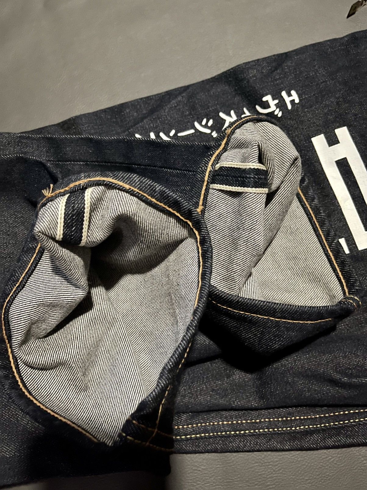 Evisu EVISUKURO Lot 2000 Selvedge Jeans Size US 33 - 9 Thumbnail