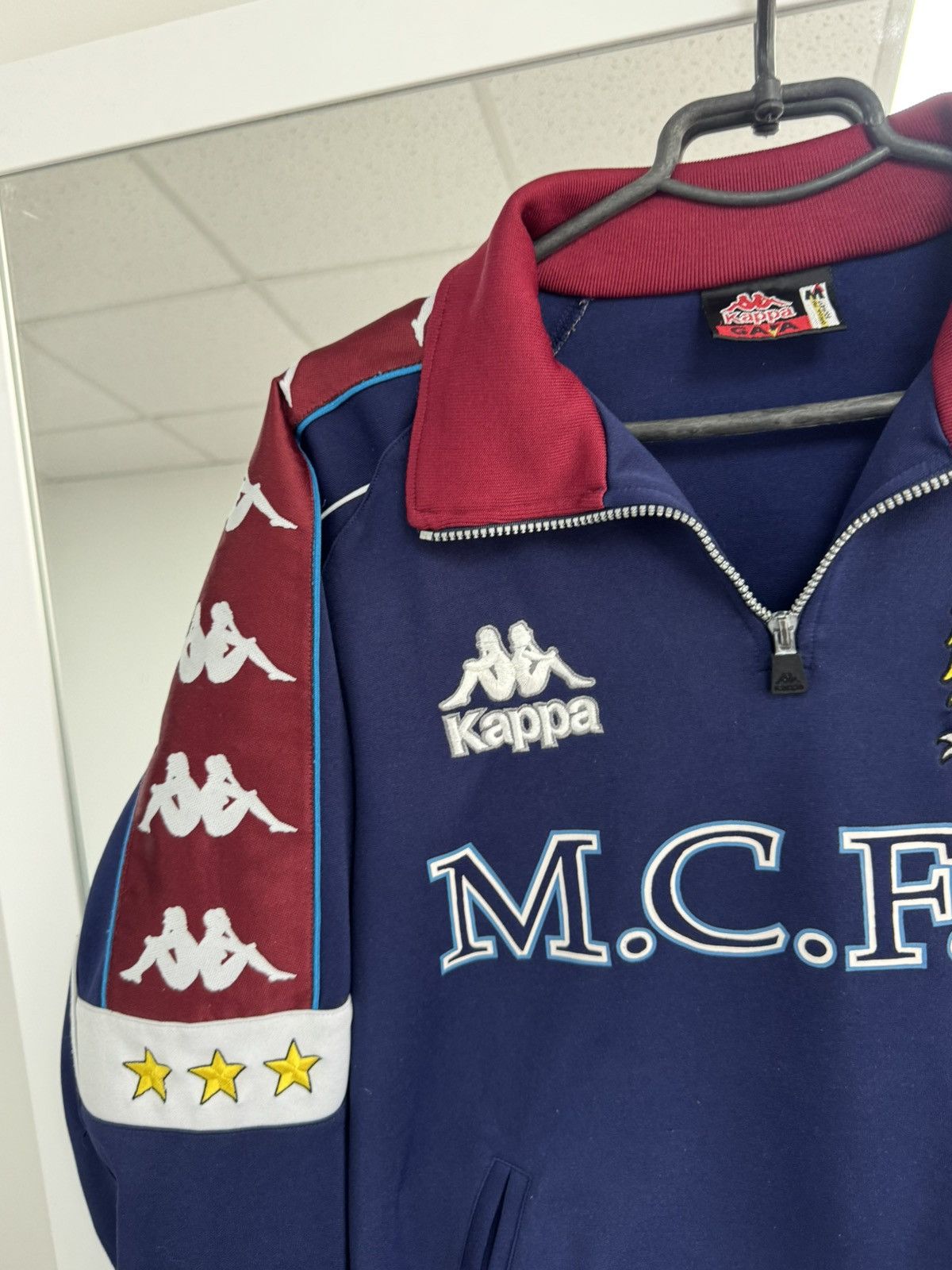 Kappa Manchester City 1997/99 Track Top 1/4 Zip Jacket Kappa sz M Size US M / EU 48-50 / 2 - 14 Thumbnail