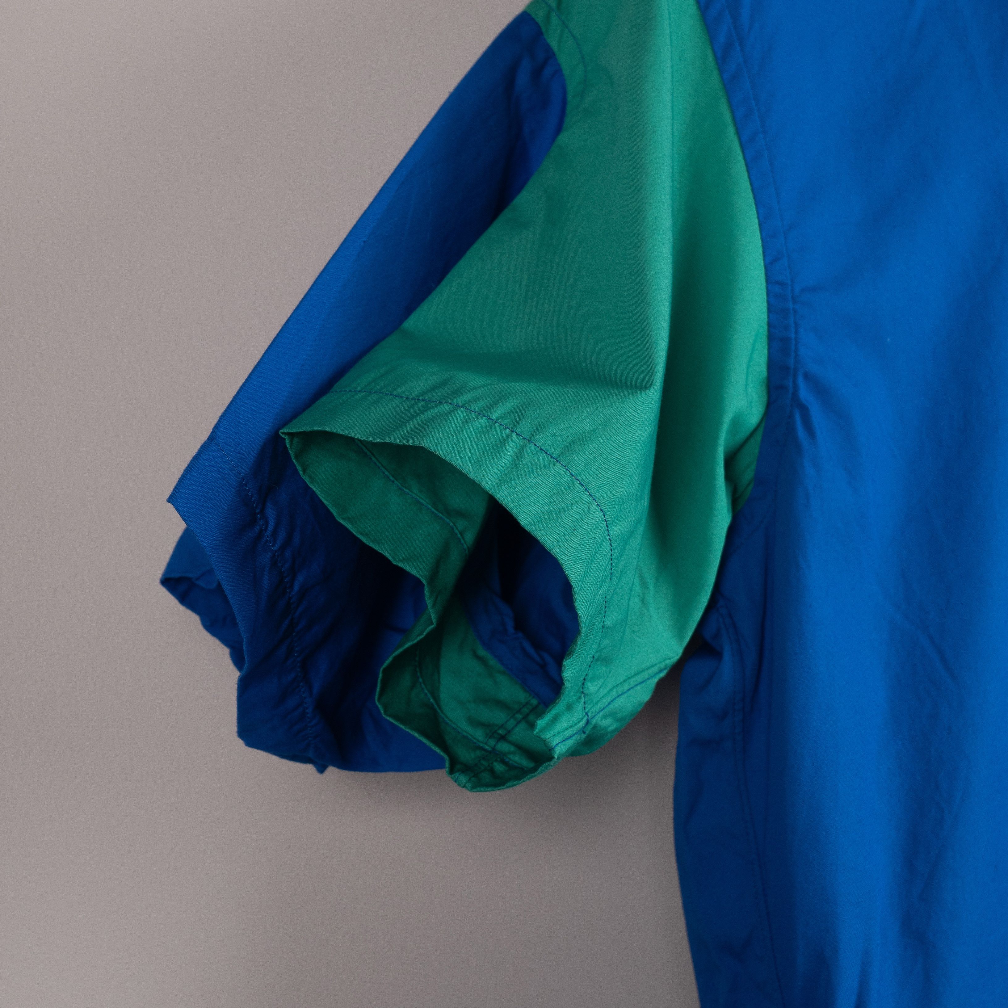 Comme des Garcons SHIRT Comme Des Garçons Shirt Double Sleeve Shirt Blue/Green Size US S / EU 44-46 / 1 - 7 Thumbnail
