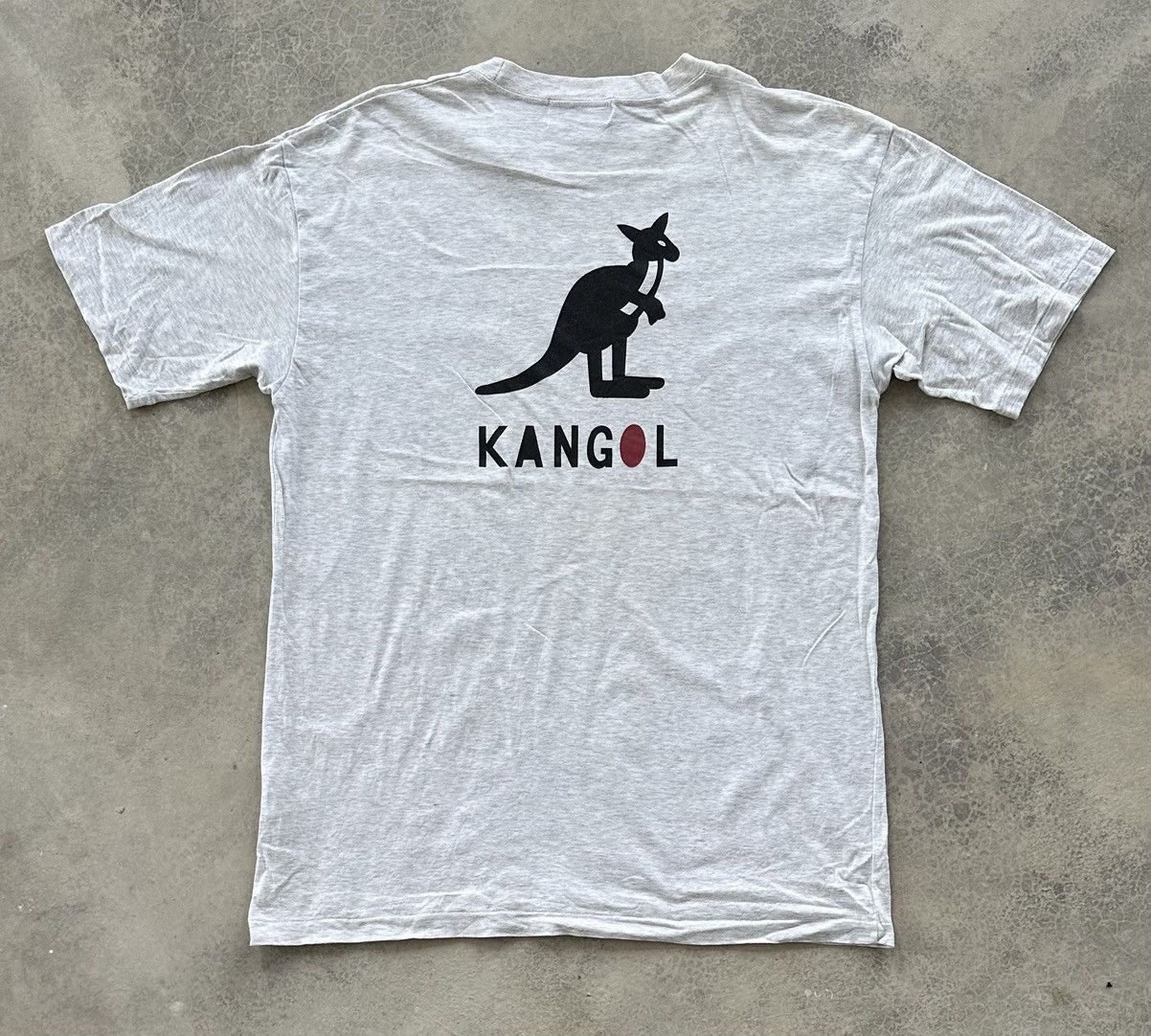 Kangol × Vintage VINTAGE KANGOL SPELLOUT AND REVERSE LOGO TEE Size US M / EU 48-50 / 2 - 5 Thumbnail
