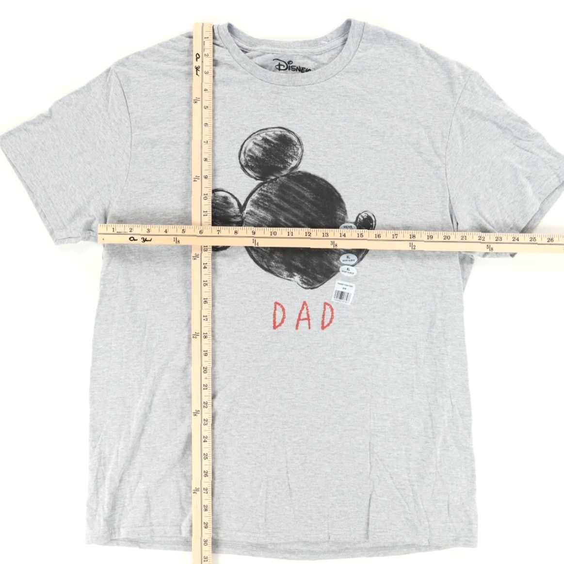 Disney Disney Mickey Dad Solid Shirt Gray Men's XL Size US XL / EU 56 / 4 - 3 Thumbnail