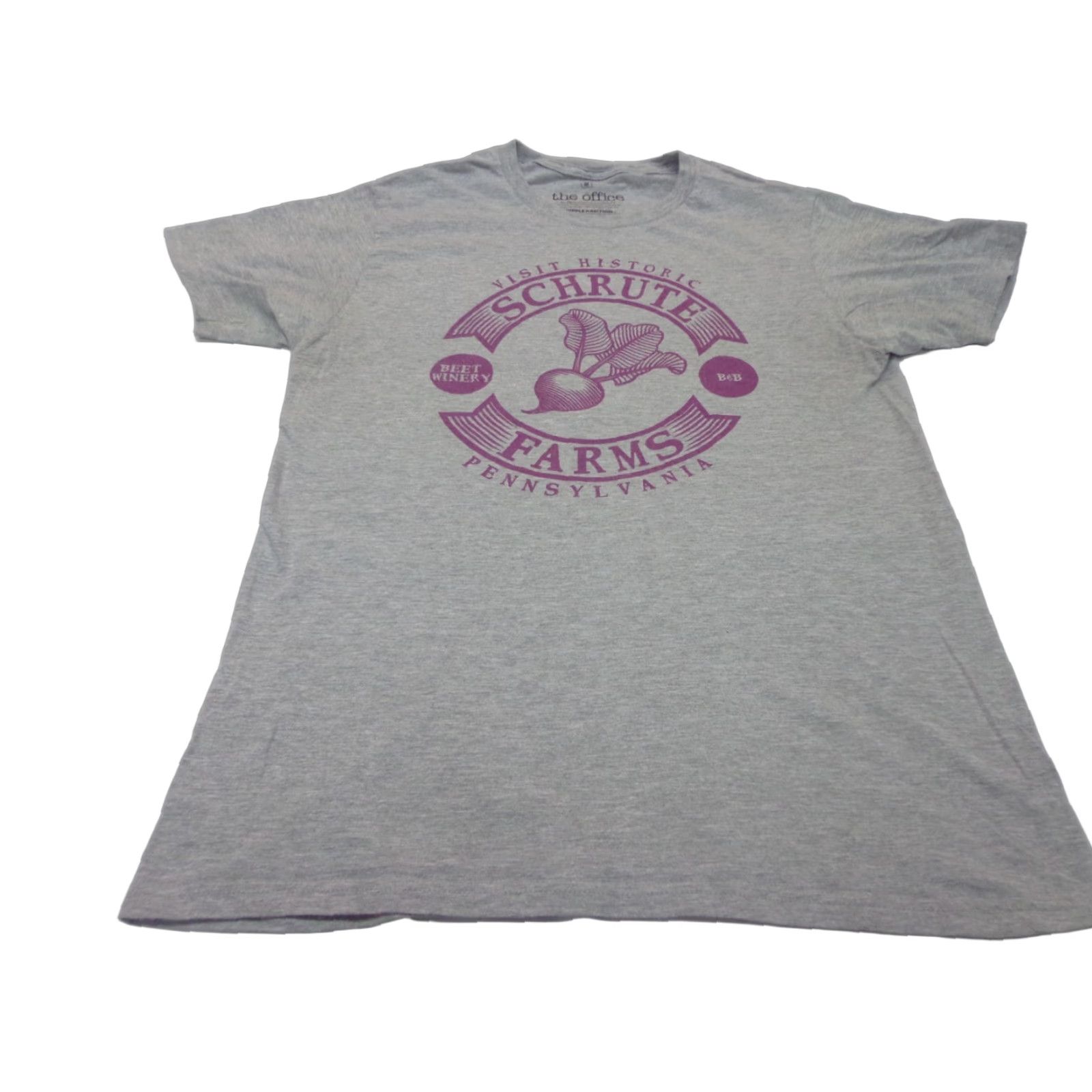 Ripple Junction The Office Schrute Farms Visit Graphic Gray T Shirt M Mens Size US M / EU 48-50 / 2 - 1 Thumbnail