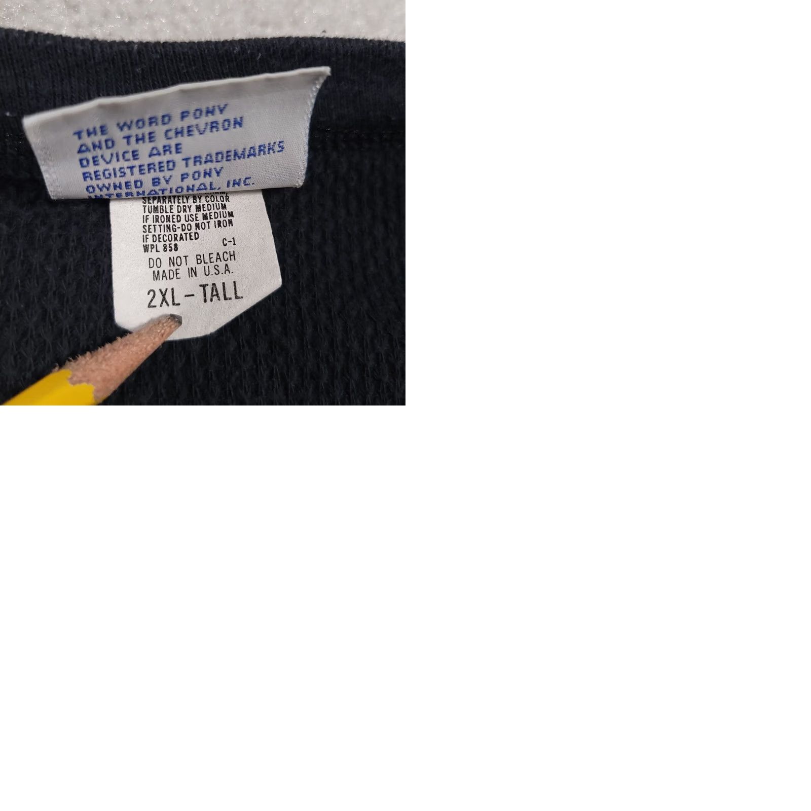 PONY VINTAGE Pony Brand Thermal Long Sleeve Waffle Knit Women's 2XL Tall Outdoor Shirt Sweatshirt Pullover Mens? Womens? Size XXL / US 16-18 / IT 52-54 - 10 Thumbnail