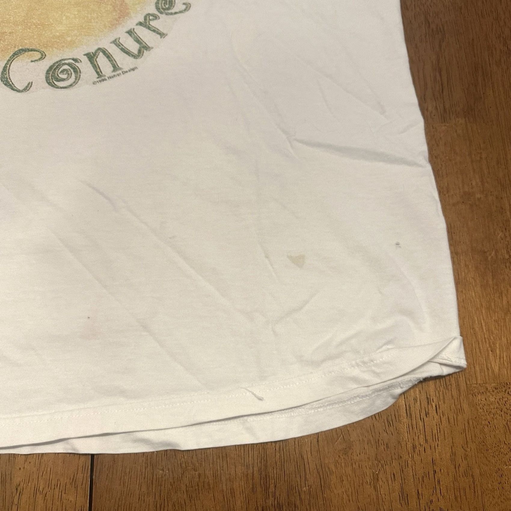 Hanes VINTAGE 90s Sun Conure Parrot T Shirt 2XL White Hanes Size US XXL / EU 58 / 5 - 3 Thumbnail