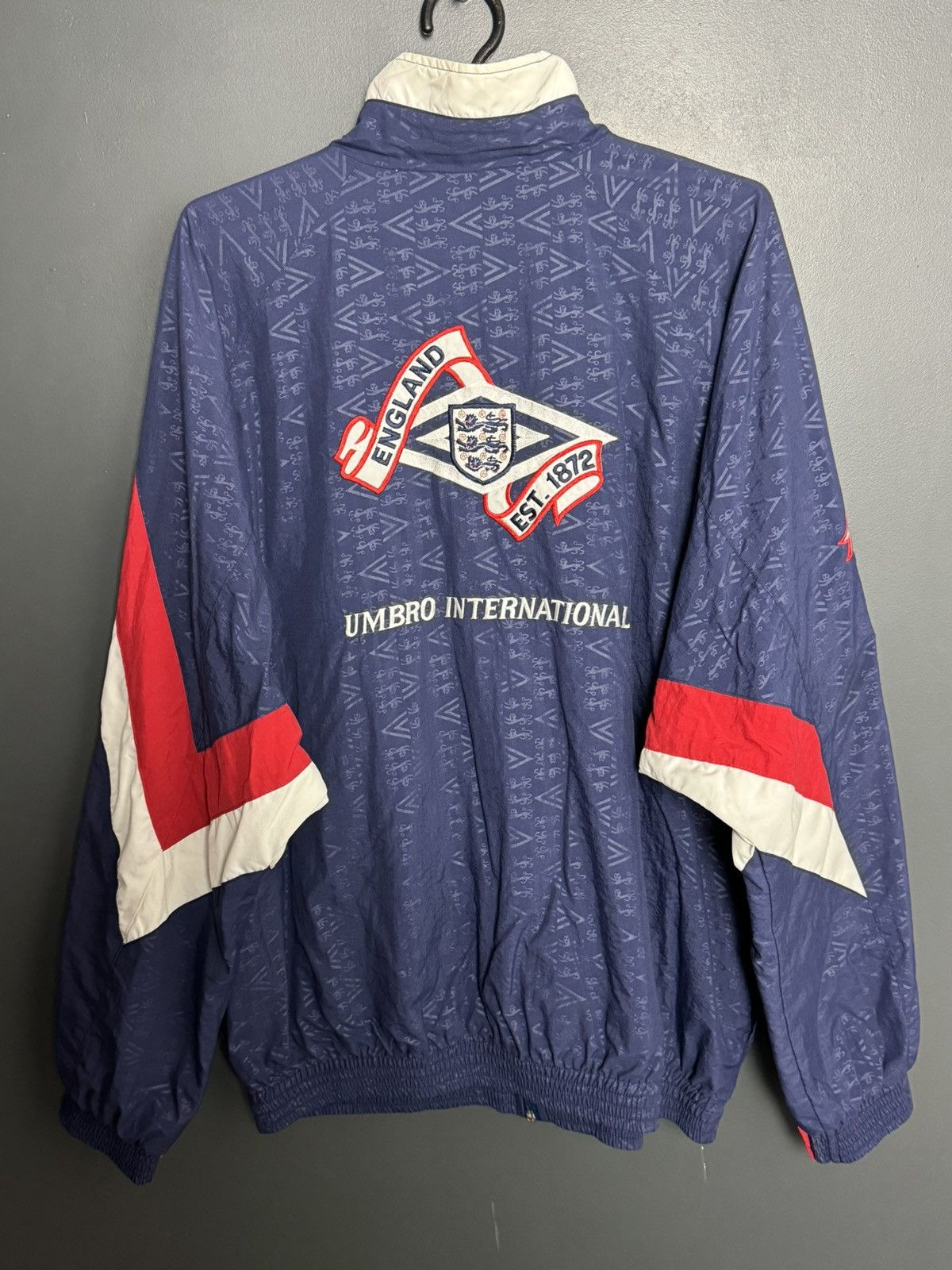 Umbro Vintage England National Team Training Football Jacket Size US L / EU 52-54 / 3 - 2 Thumbnail