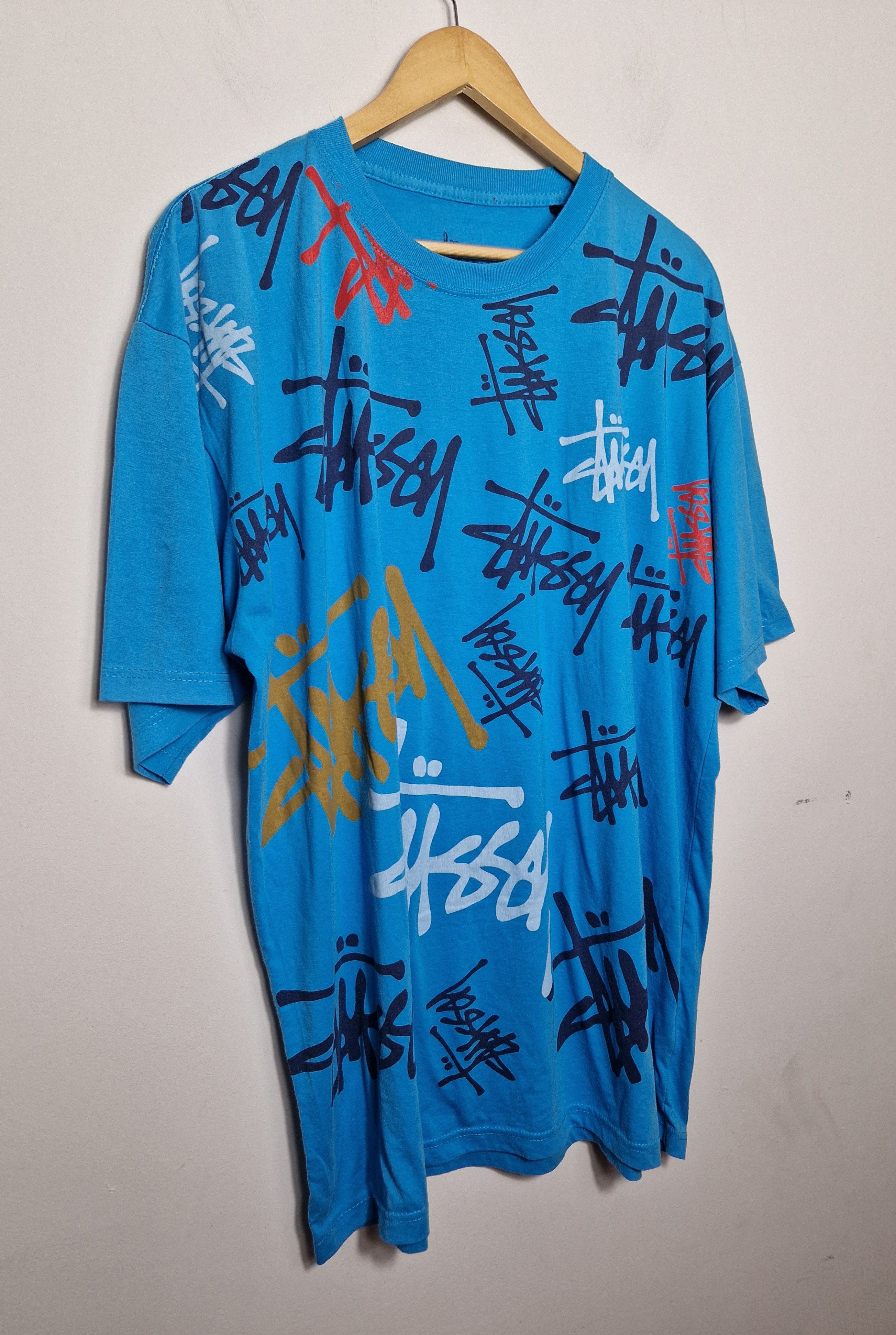 Stussy × Vintage Stussy vintage y2k multilogo tee Size US XXL / EU 58 / 5 - 4 Thumbnail