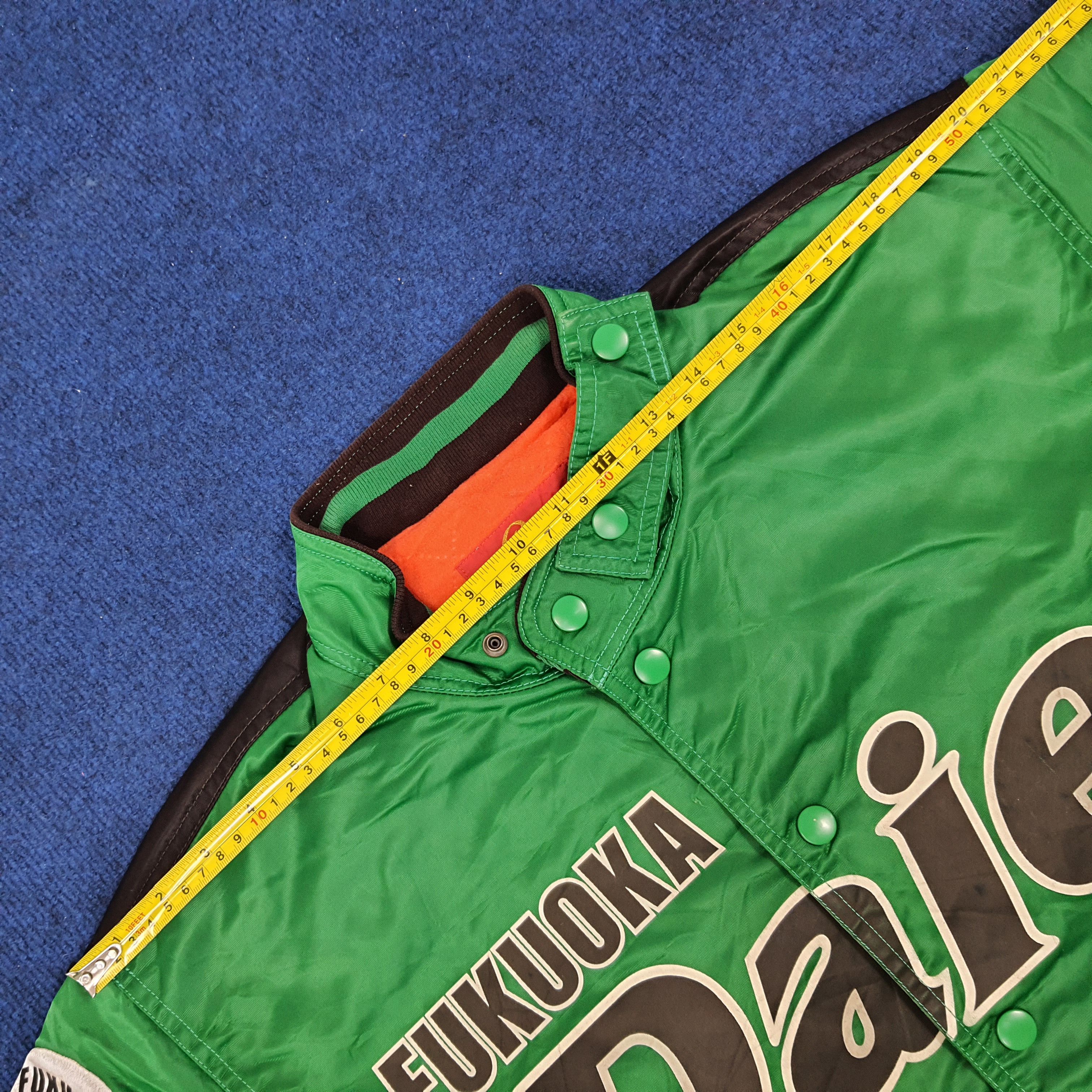 Japanese Brand × Vintage Vintage ASICS Fukuoka Daiei Hawk Baseball Team Jacket Size US L / EU 52-54 / 3 - 9 Thumbnail