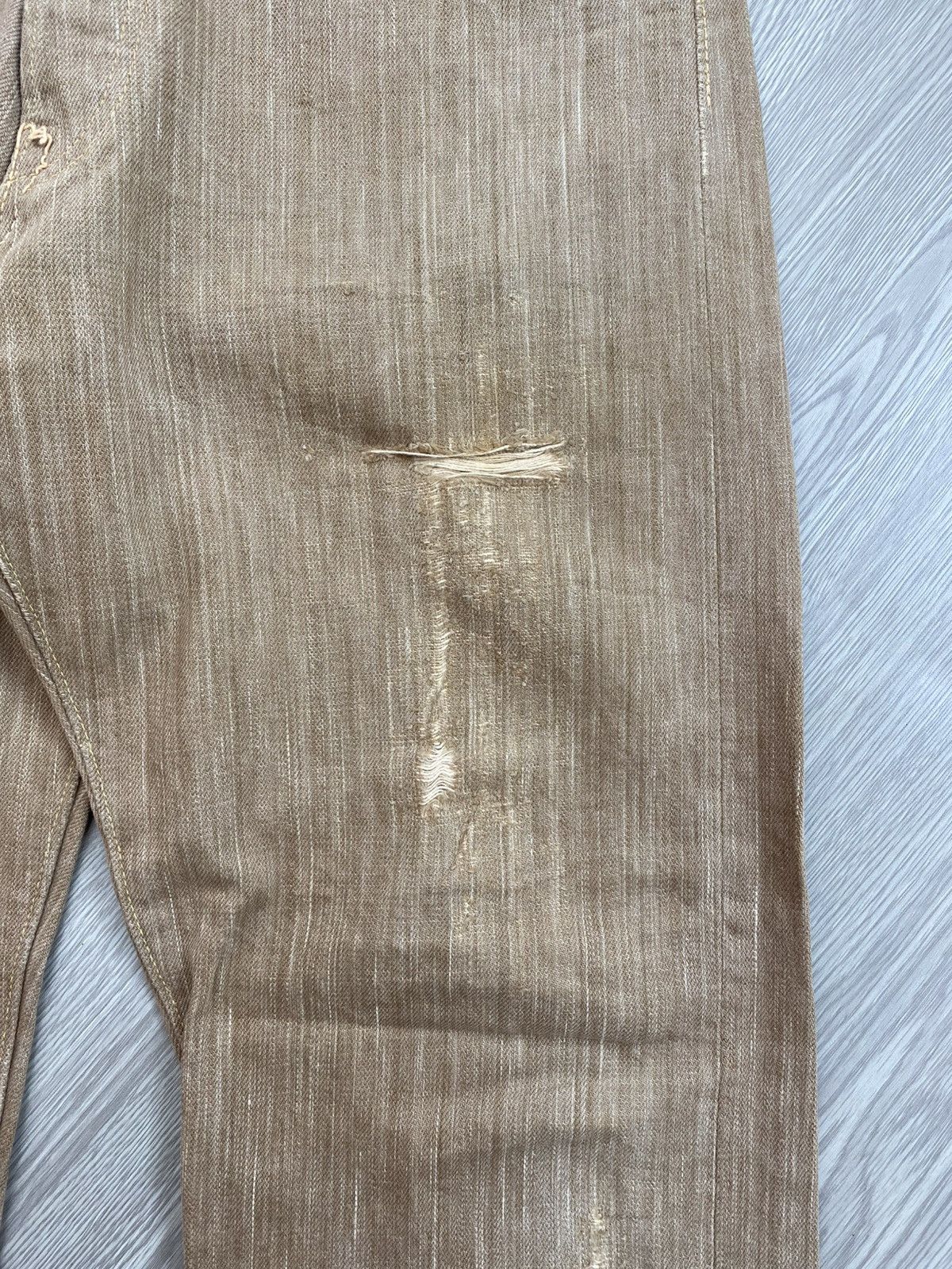 Sugar Cane Vintage Sugar Cane Okinawa Selvedge Distressed Jeans Size US 30 / EU 46 - 4 Thumbnail