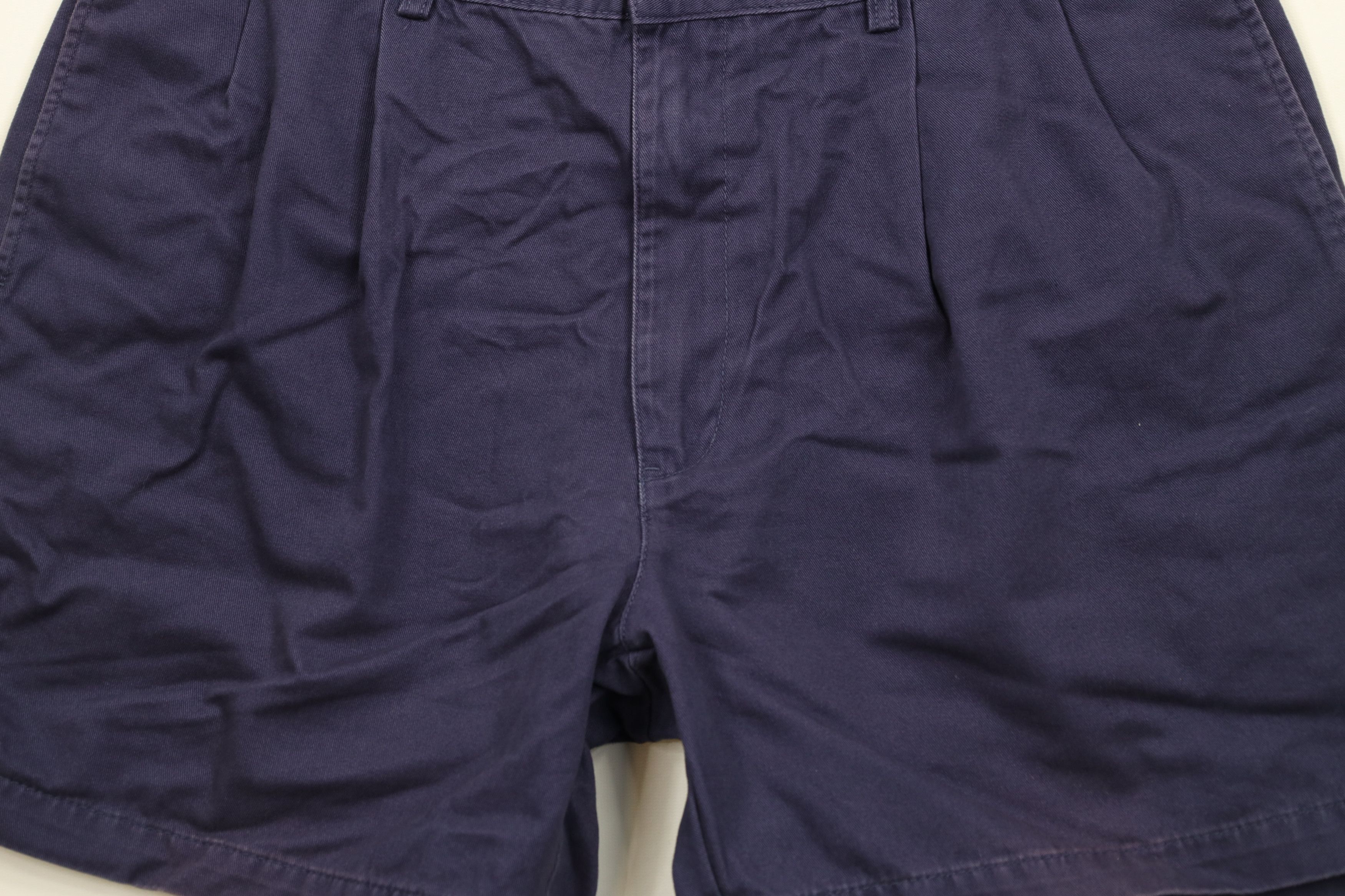 Ralph Lauren × Vintage Vintage 90s Ralph Lauren Pleated Above Knee Chino Shorts Size US 36 / EU 52 - 3 Thumbnail