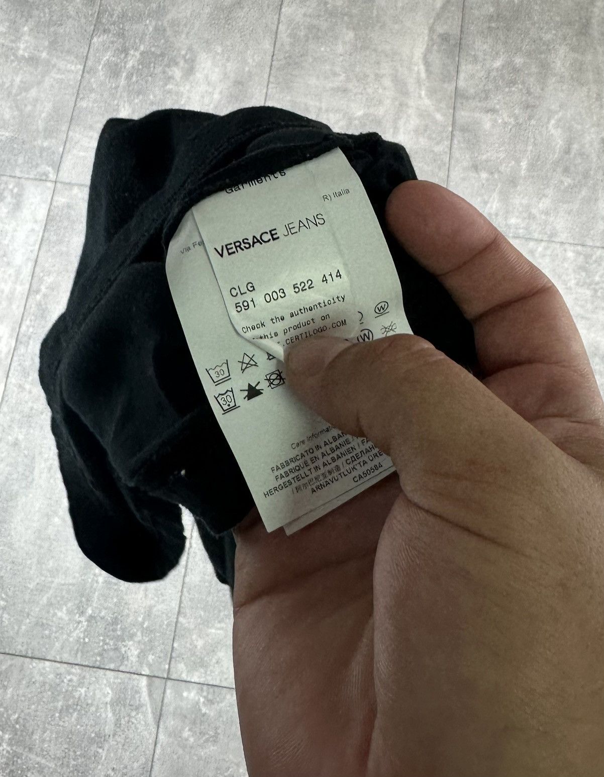 Versace Versace Jeans Luxury T-Shit Multi-Printed Sleeves Size US S / EU 44-46 / 1 - 8 Thumbnail