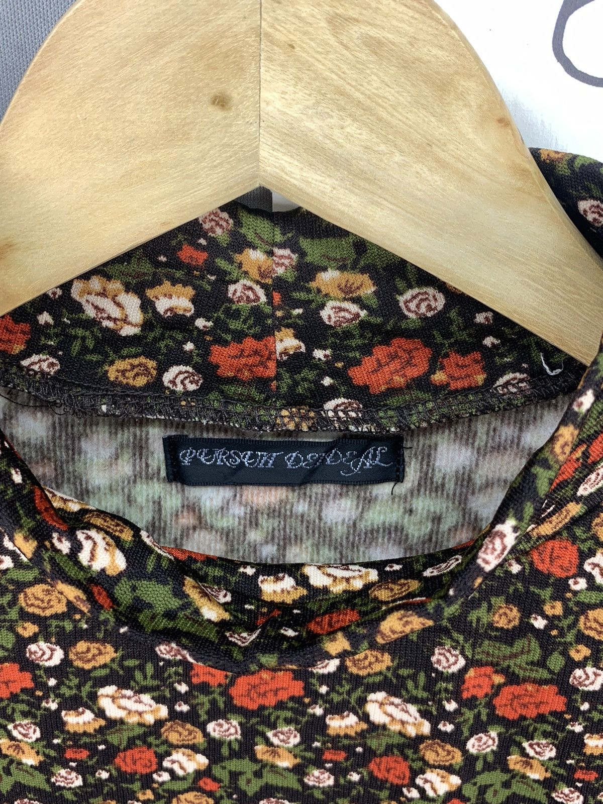 Japanese Brand × Other × Vintage Vintage Y2K Pursuit De Ideal Floral Red Blouse Size S / US 4 / IT 40 - 8 Thumbnail