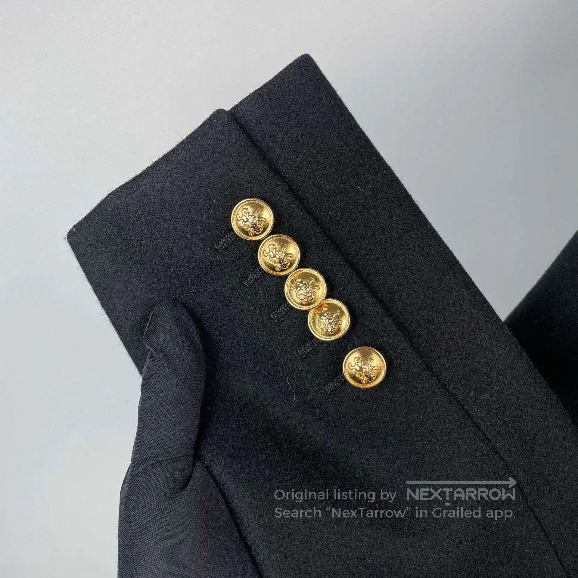 Saint Laurent Paris Saint Laurent Black Wool/Silk Blazer. Size US M / EU 48-50 / 2 - 3 Thumbnail