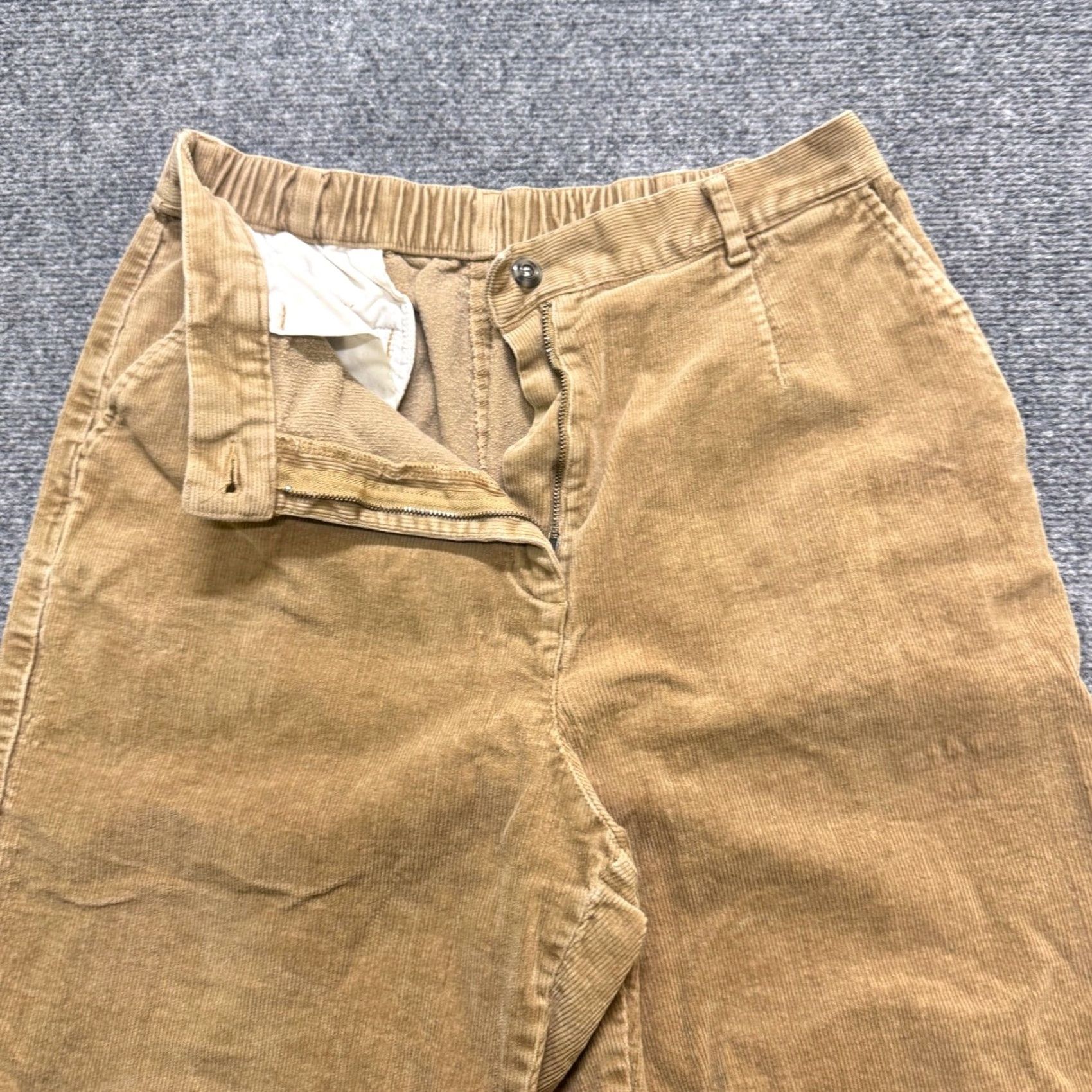 Vintage VINTAGE L.L.Bean Pants Women's 14W Beige Corduroy Cotton Blend Casual Dress Pants Womens Size 36" / US 14 / IT 50 - 3 Thumbnail