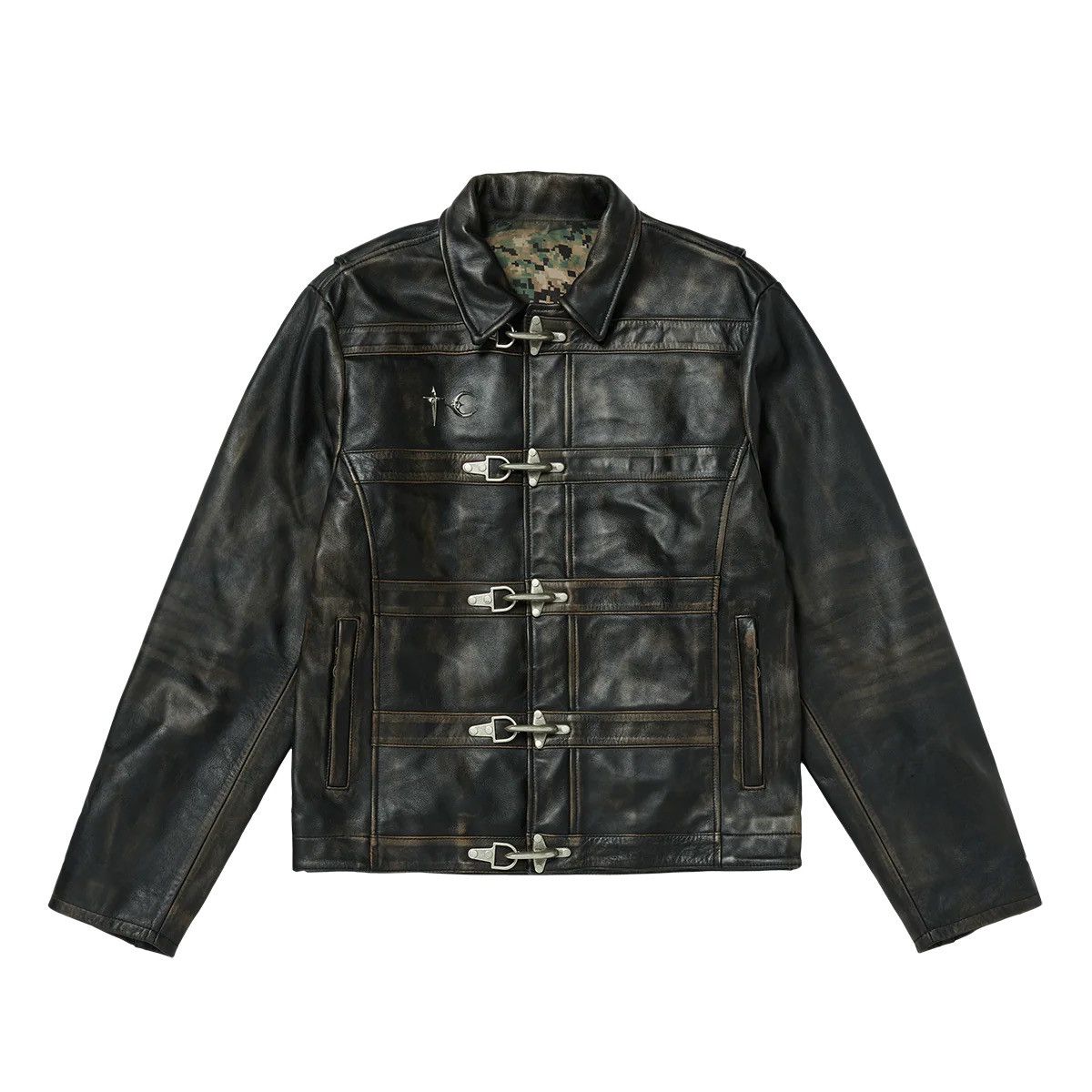 Thug Club thug club leather soldier bio jacket Size US M / EU 48-50 / 2 - 2 Thumbnail